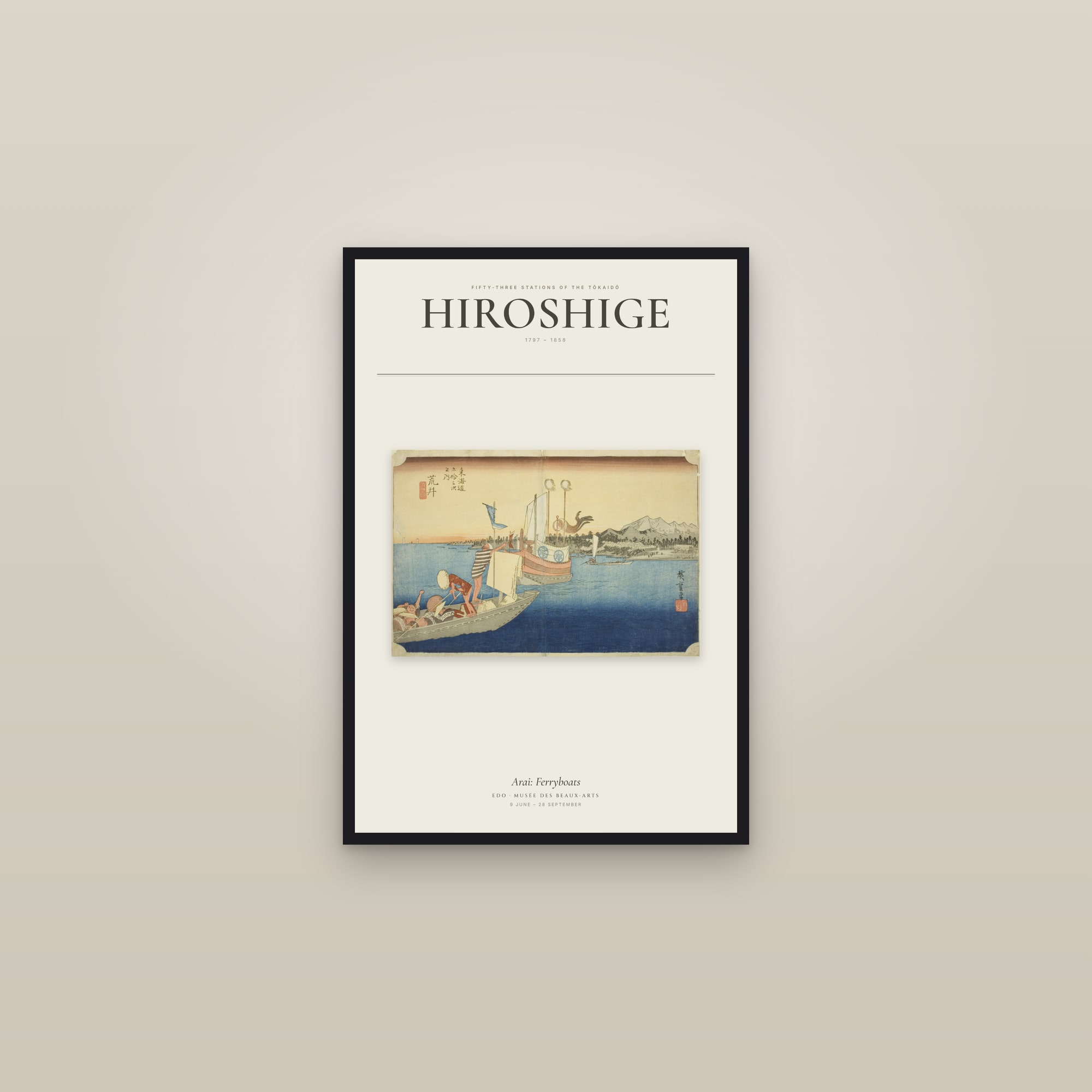 Arai: Ferryboats — Exhibition Poster