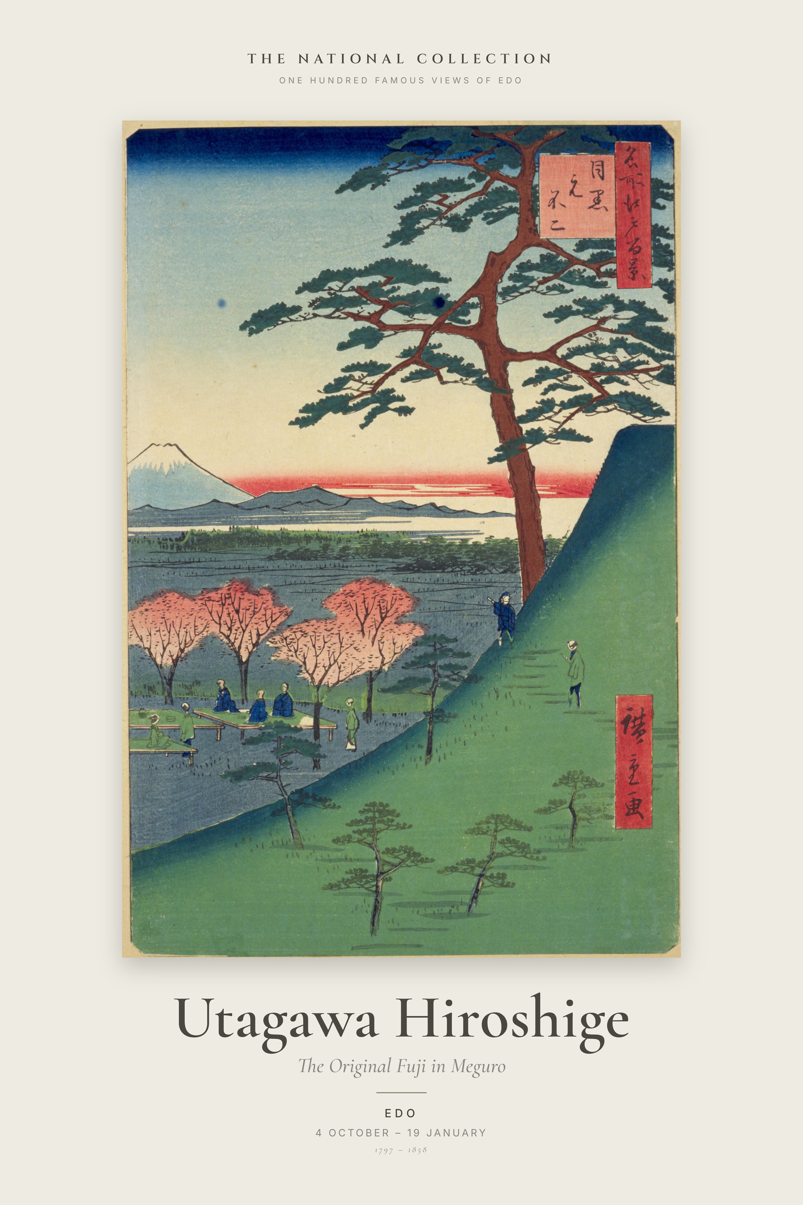 The Original Fuji in Meguro — Exhibition Poster