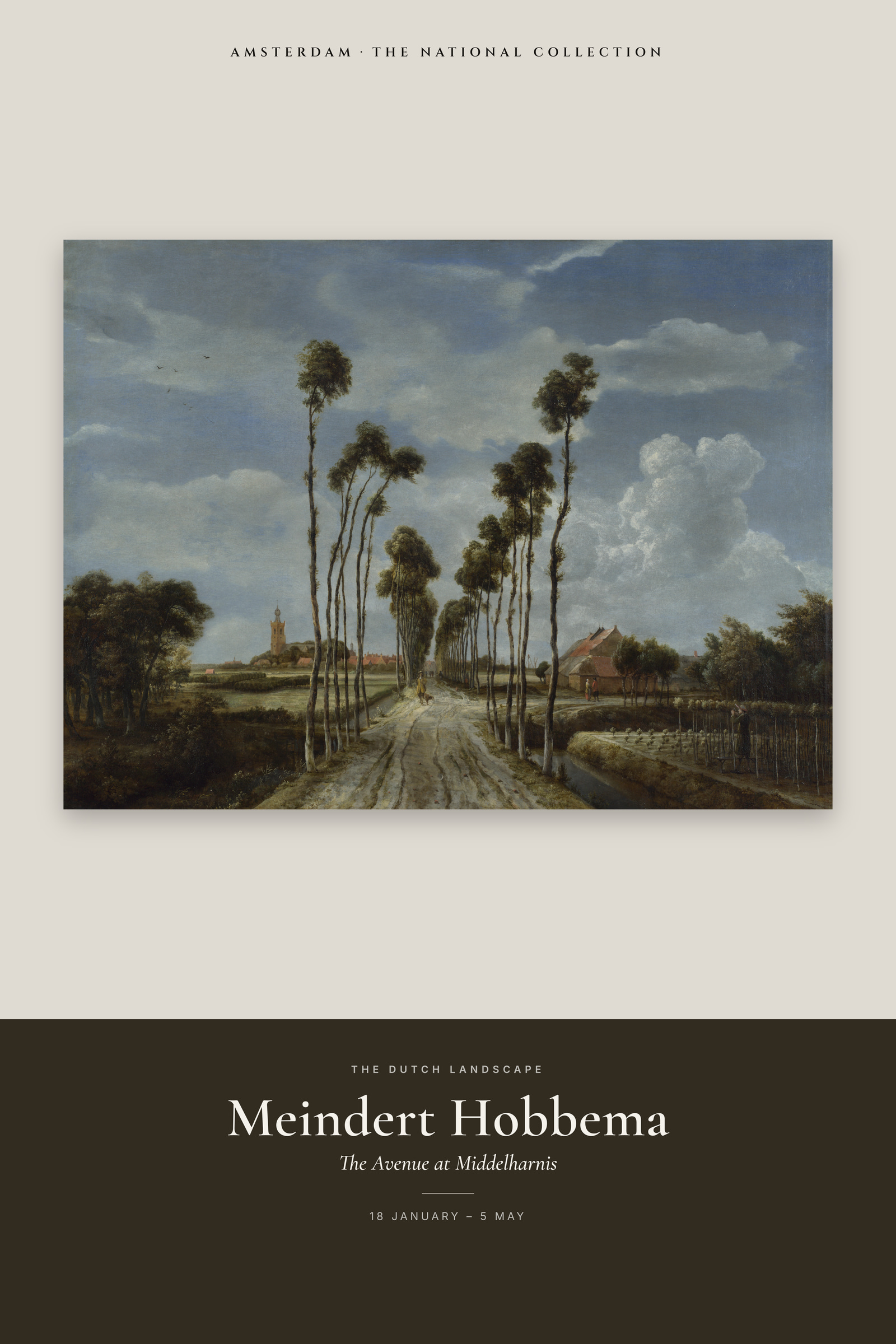 The Avenue at Middelharnis — Exhibition Poster