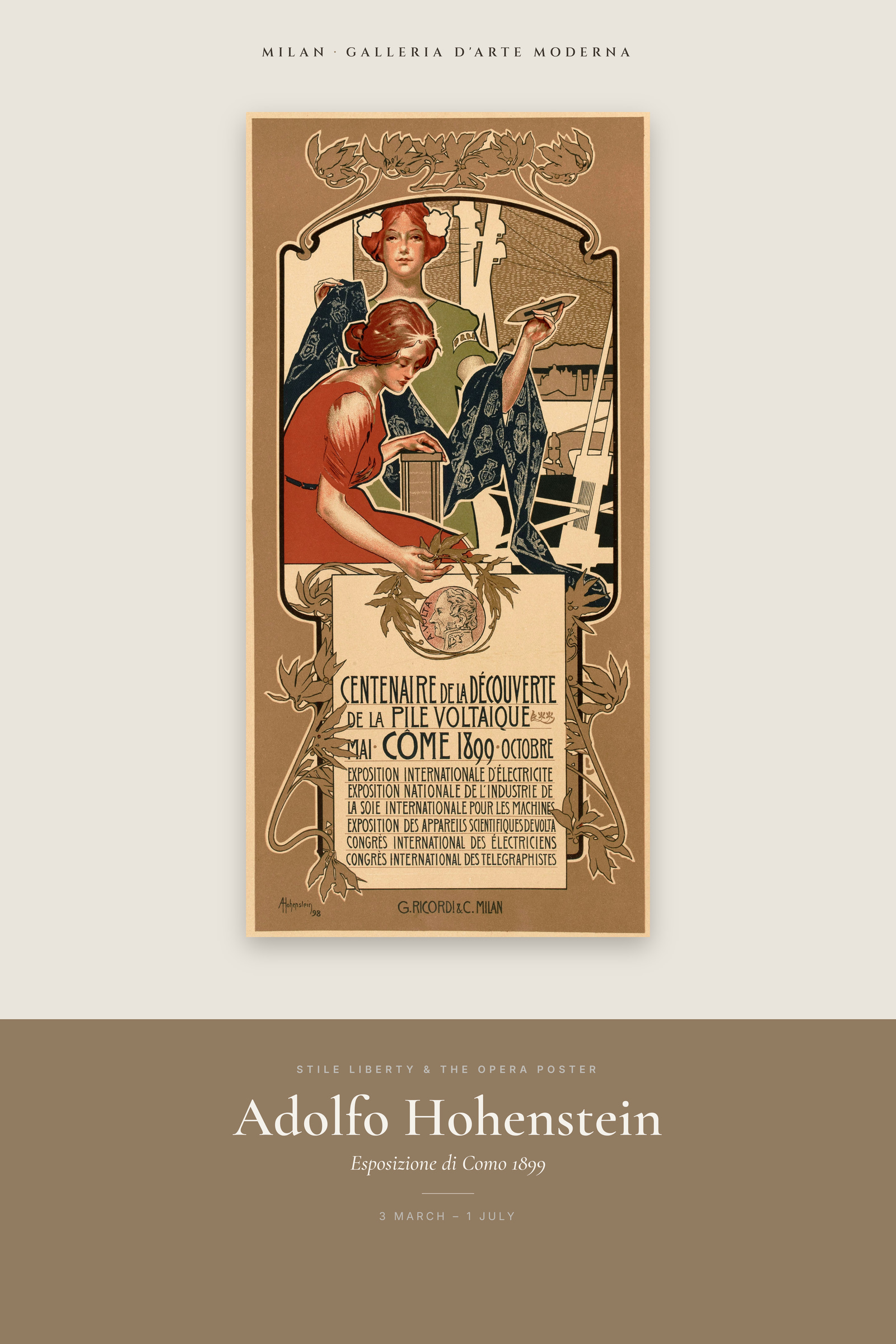 Esposizione di Como 1899 — Exhibition Poster