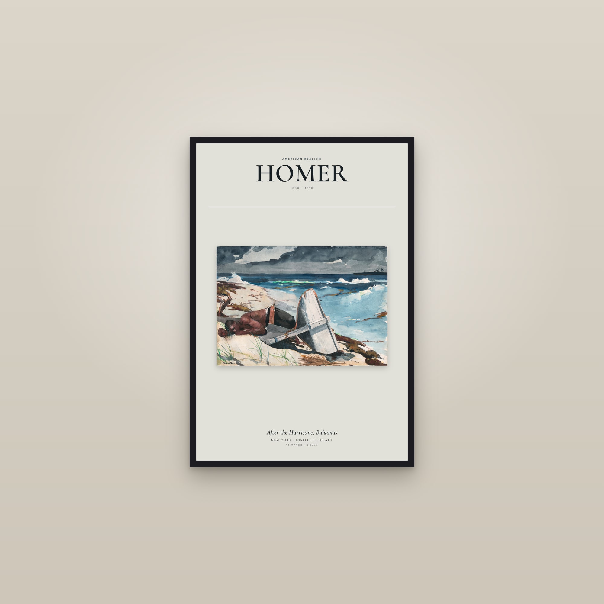 After the Hurricane, Bahamas — Exhibition Poster