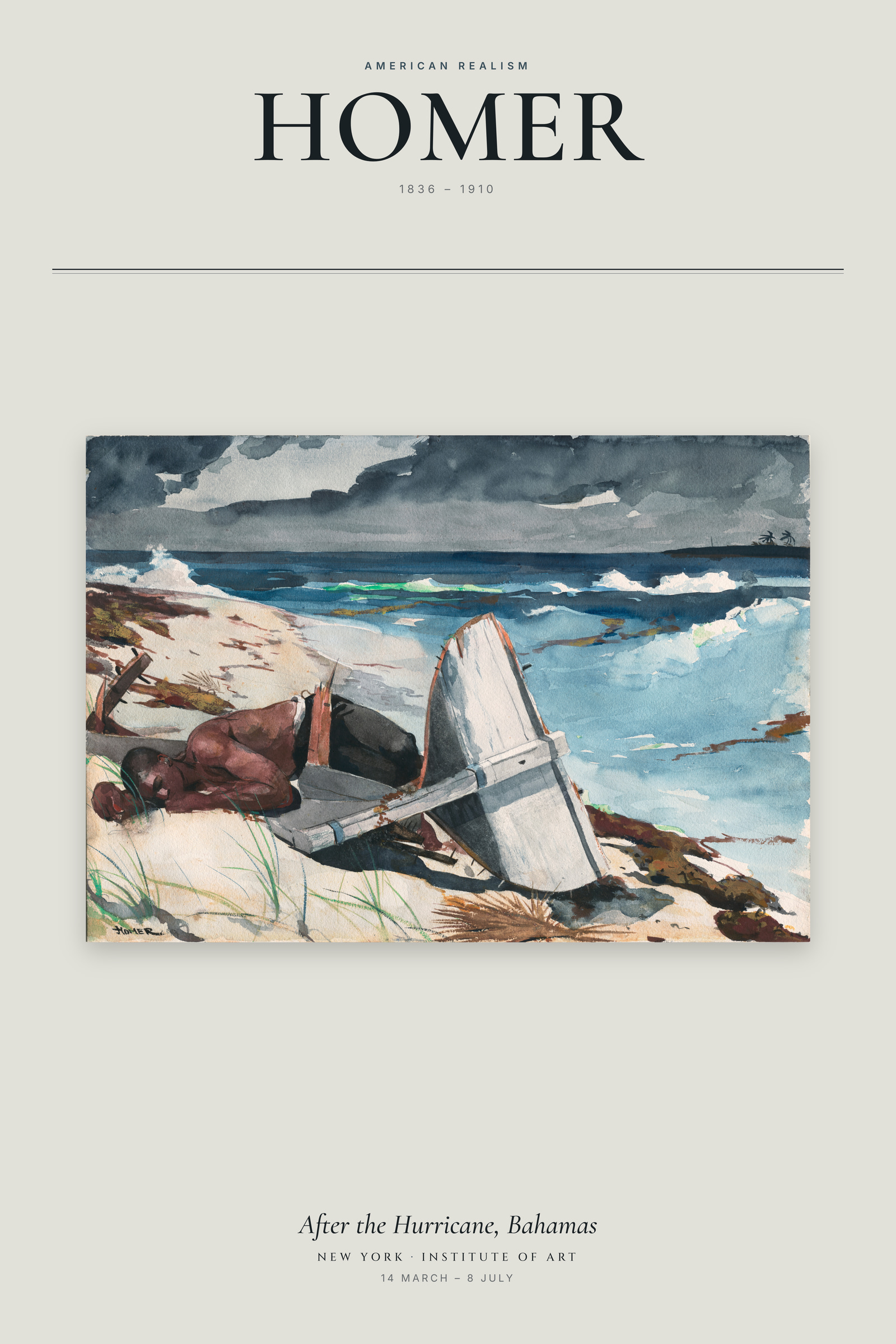 After the Hurricane, Bahamas — Exhibition Poster