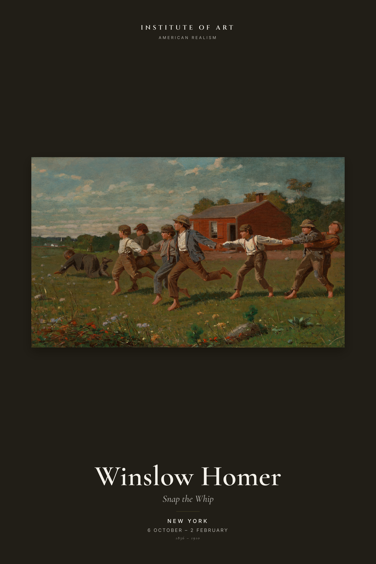 Snap the Whip — Exhibition Poster