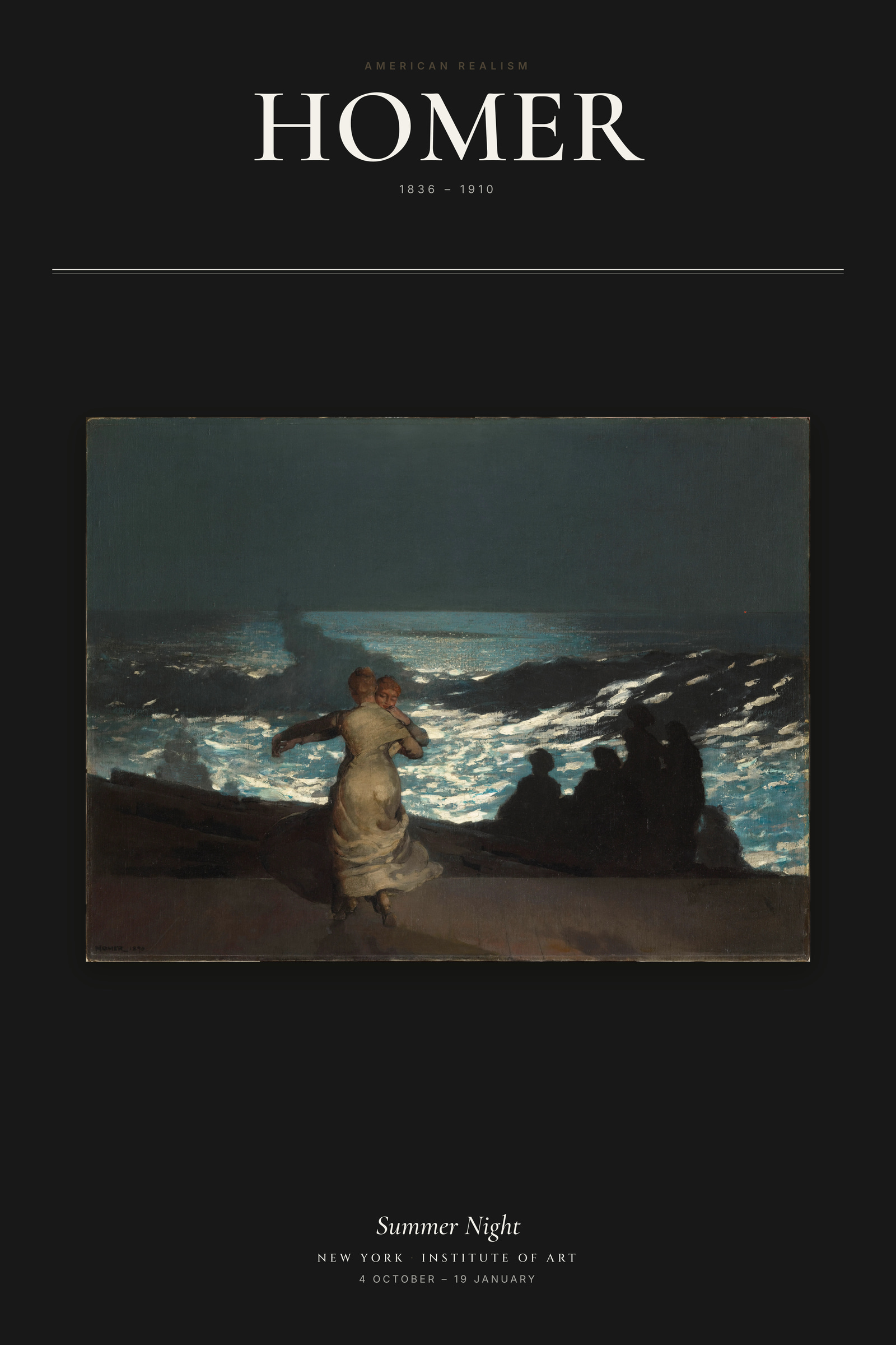 Summer Night — Exhibition Poster