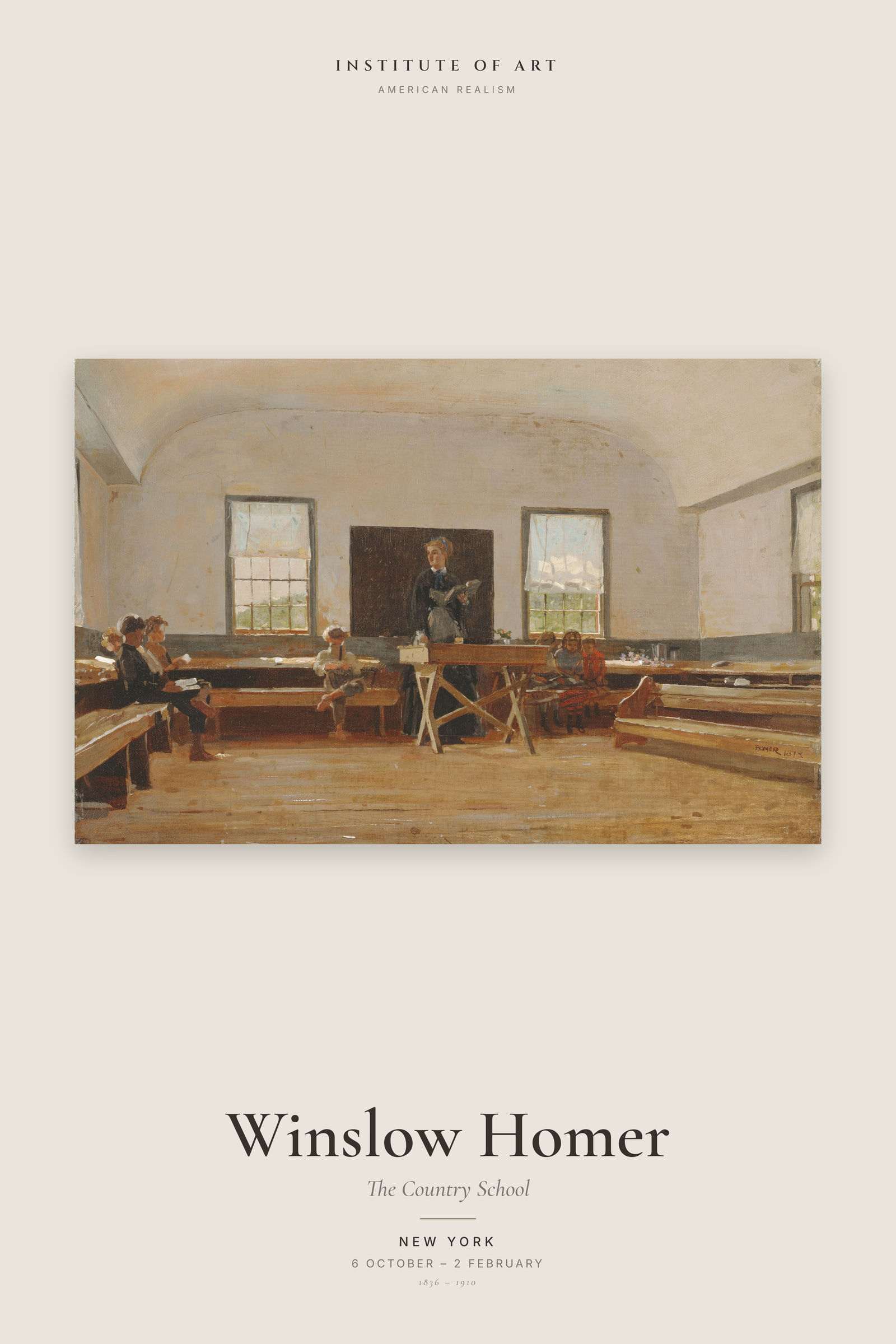 The Country School — Exhibition Poster