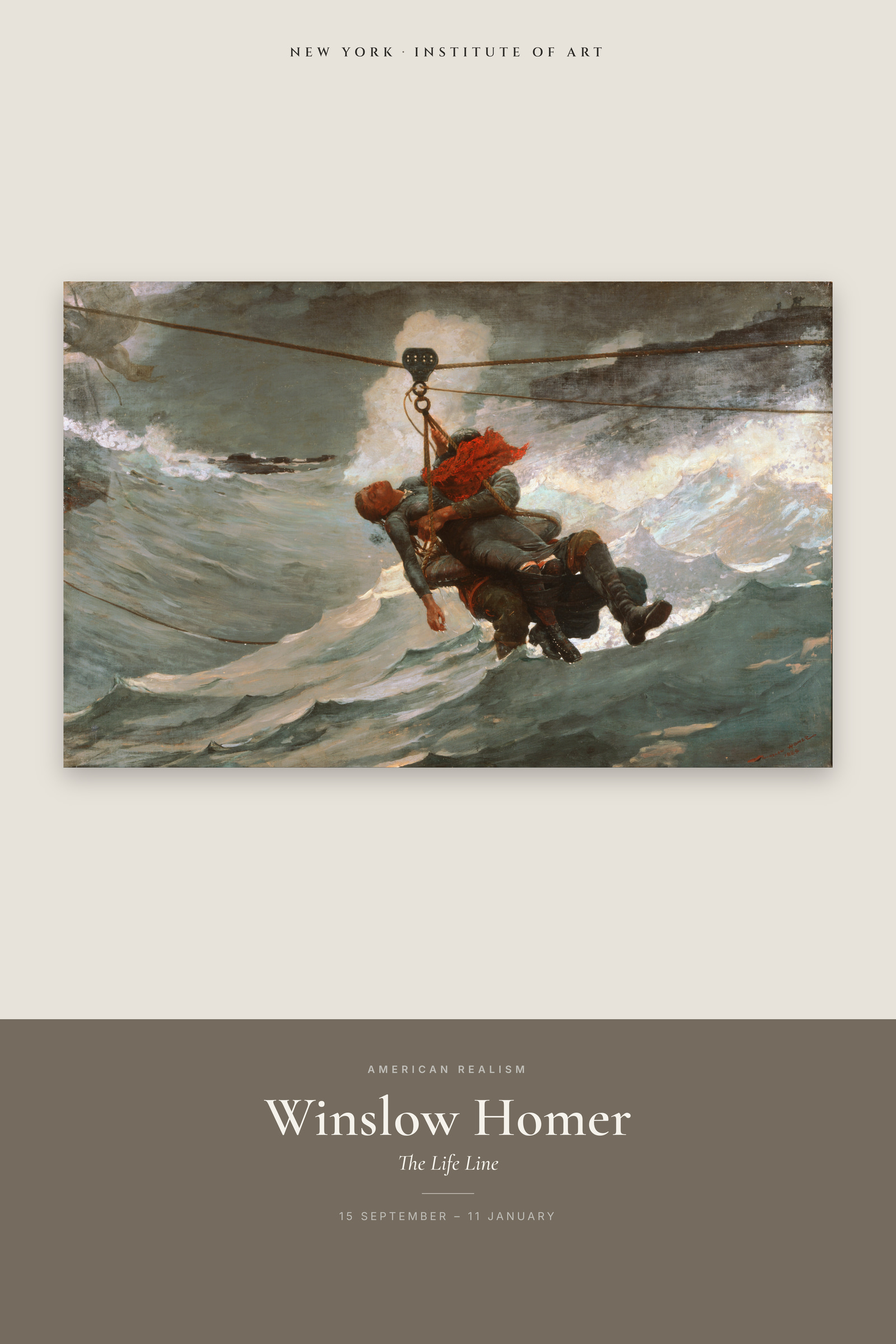 The Life Line — Exhibition Poster