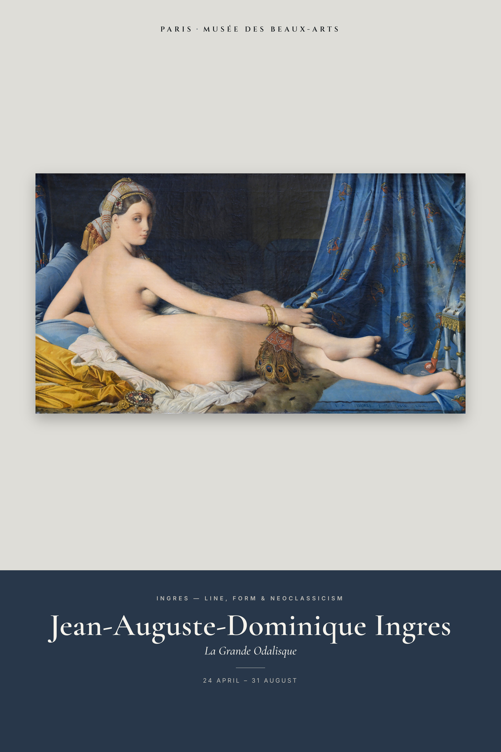 La Grande Odalisque — Exhibition Poster