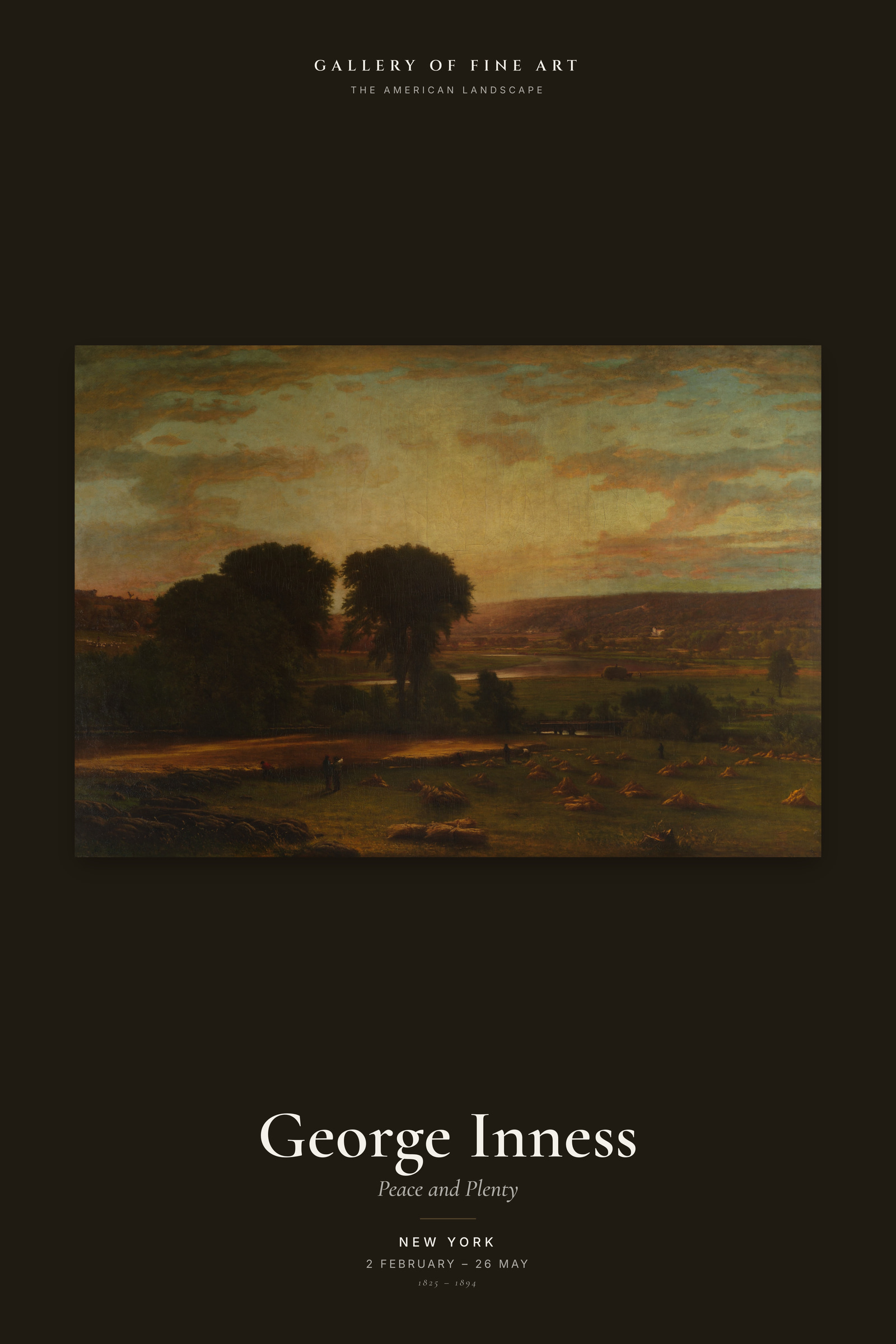 Peace and Plenty — Exhibition Poster