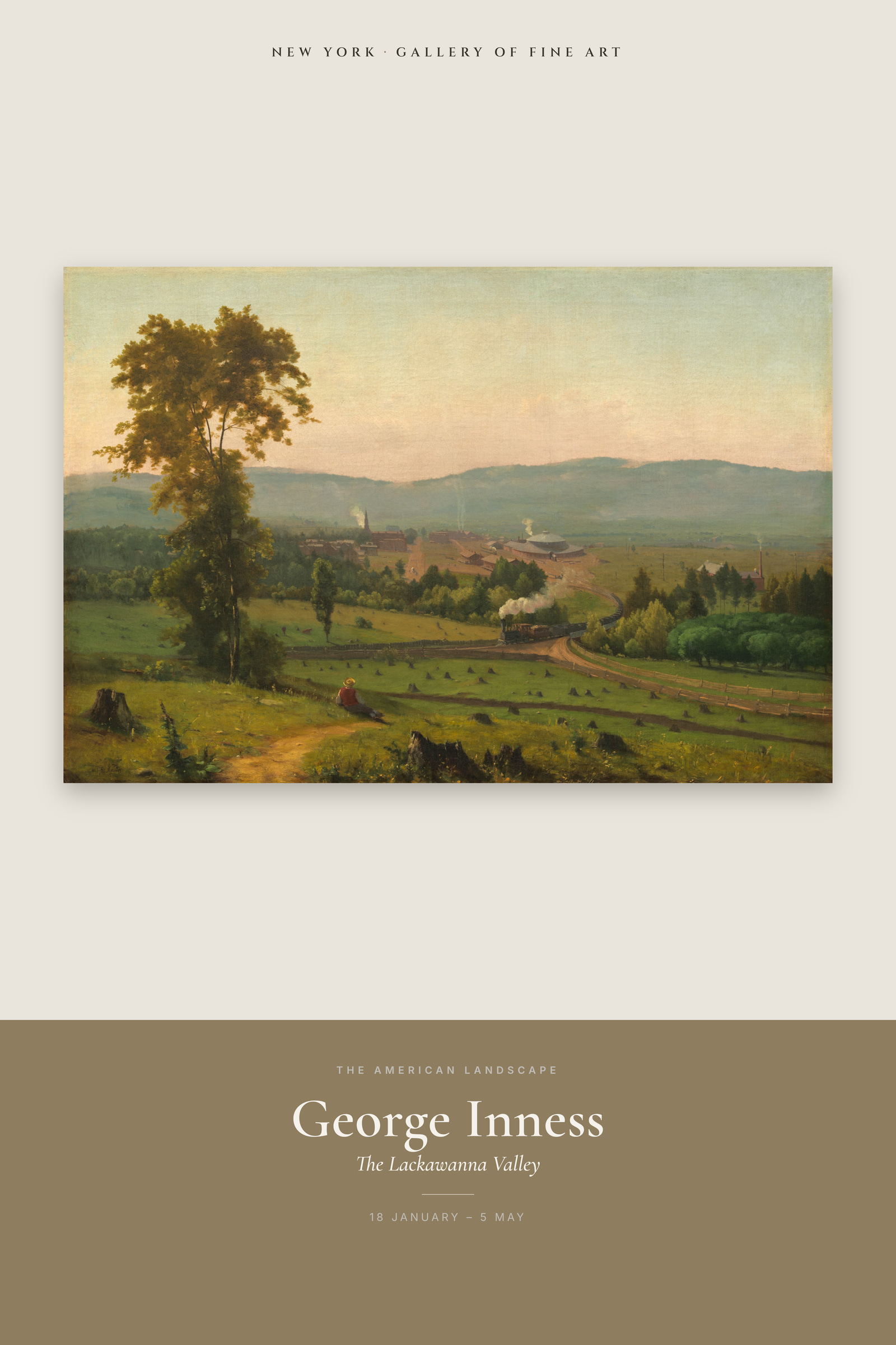 The Lackawanna Valley — Exhibition Poster