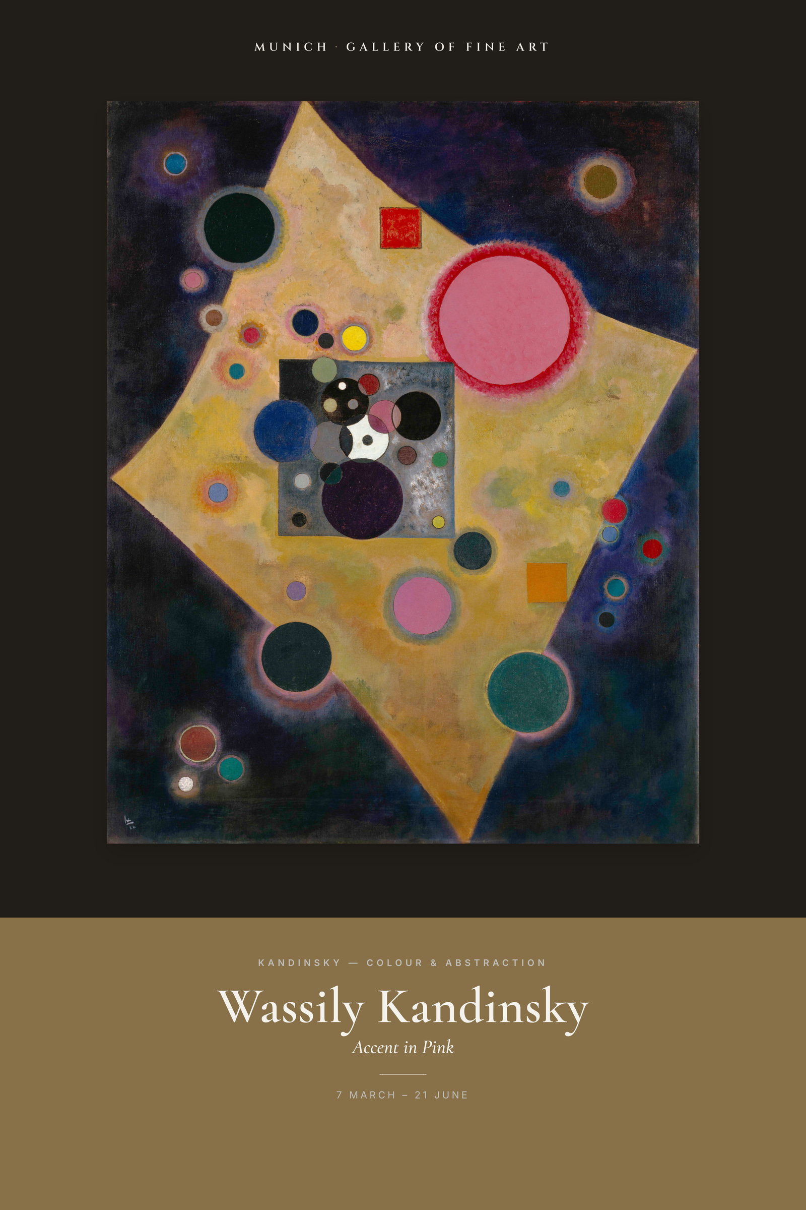 Accent in Pink — Exhibition Poster