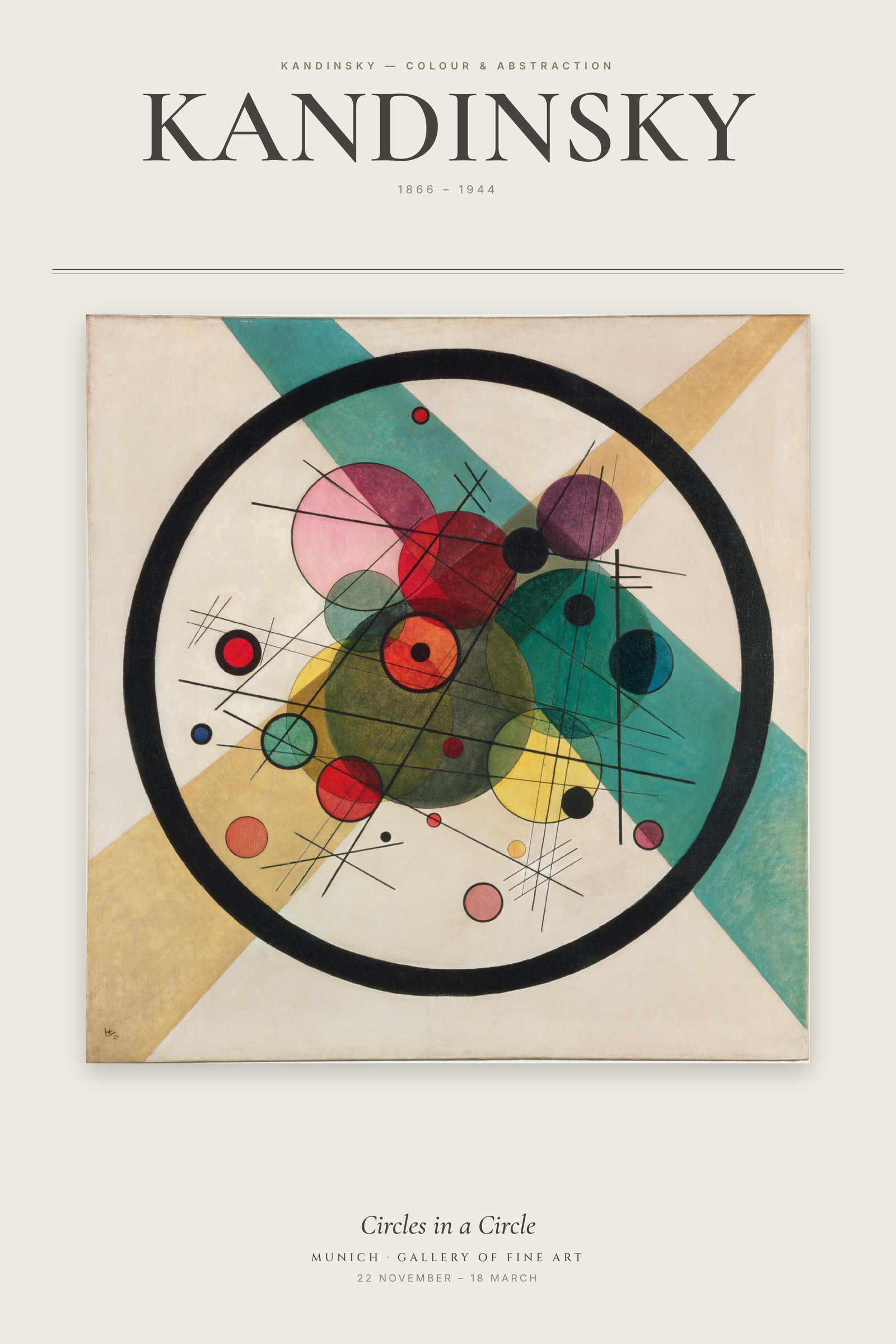 Circles in a Circle — Exhibition Poster