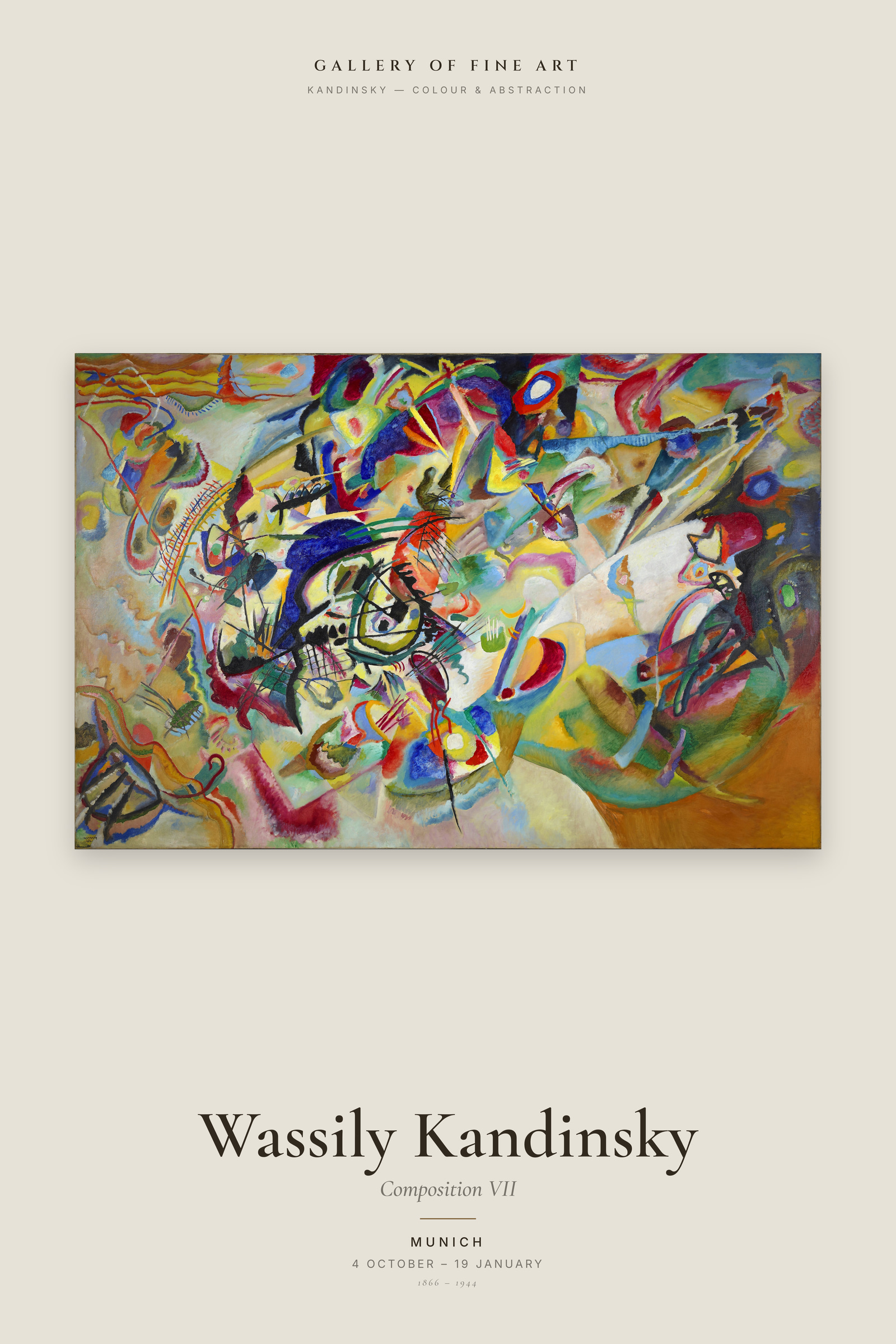 Composition VII — Exhibition Poster