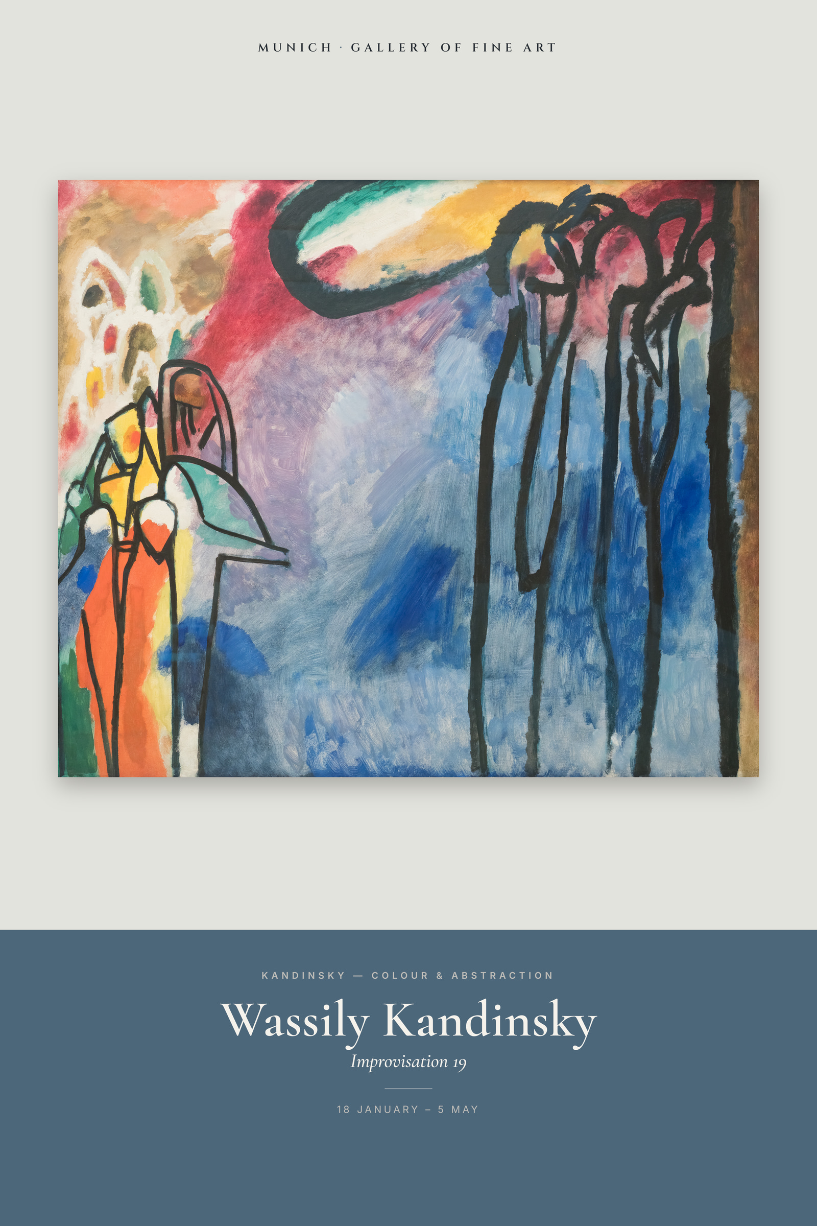 Improvisation 19 — Exhibition Poster