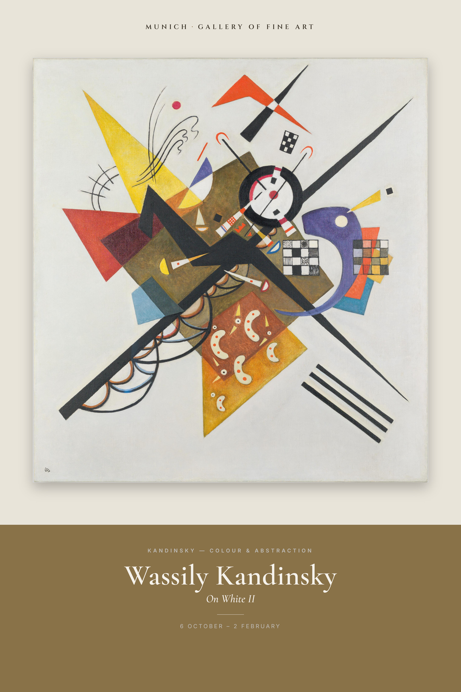 On White II — Exhibition Poster