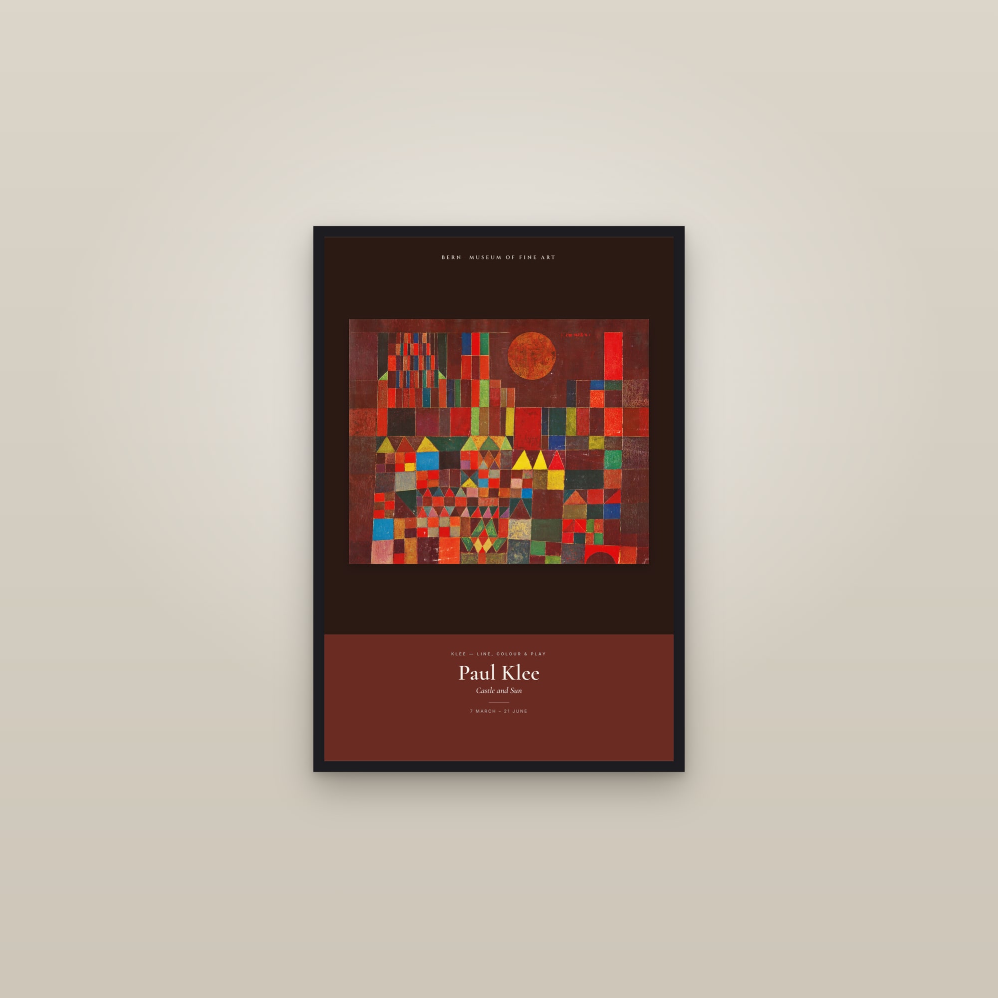 Castle and Sun — Exhibition Poster