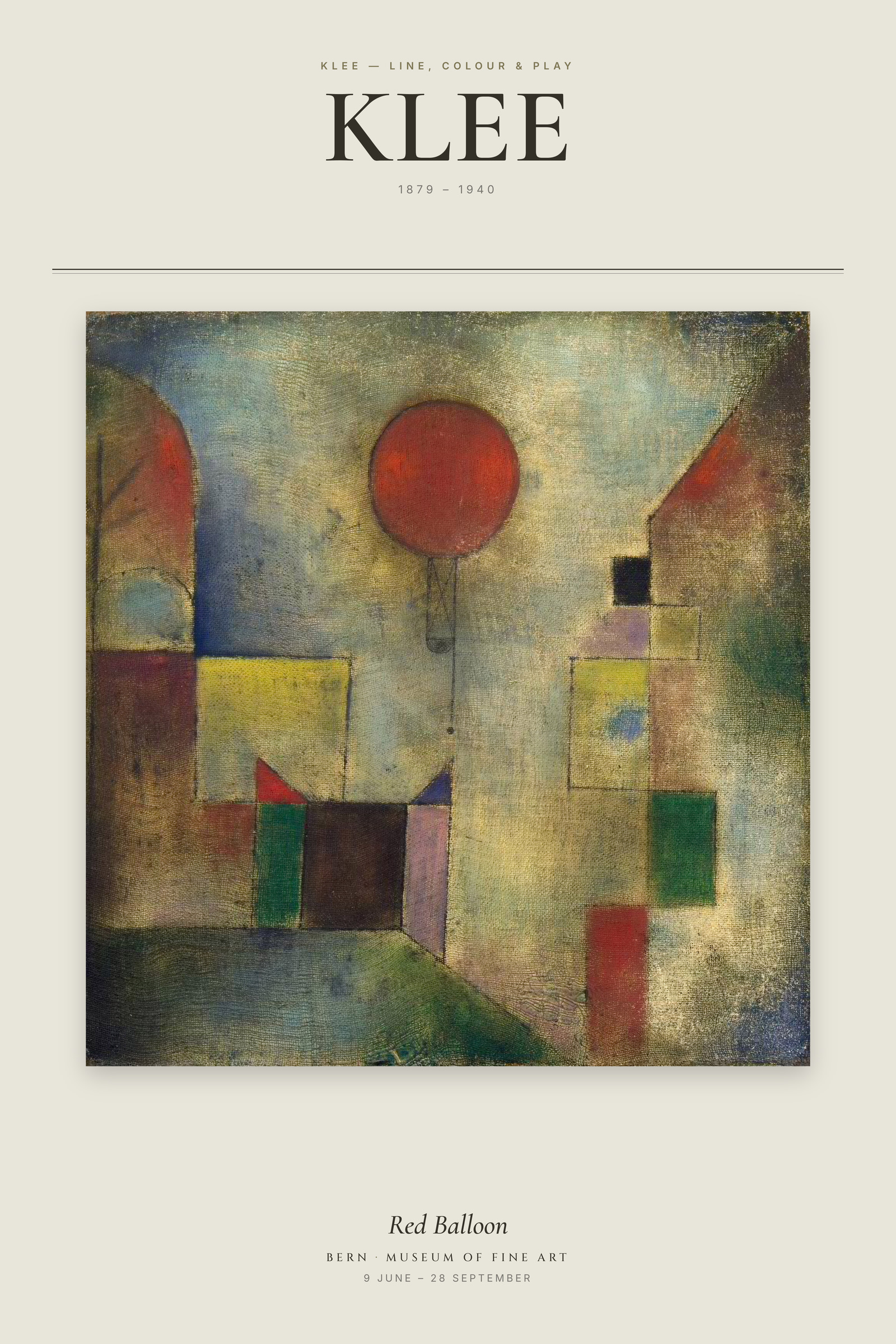 Red Balloon — Exhibition Poster