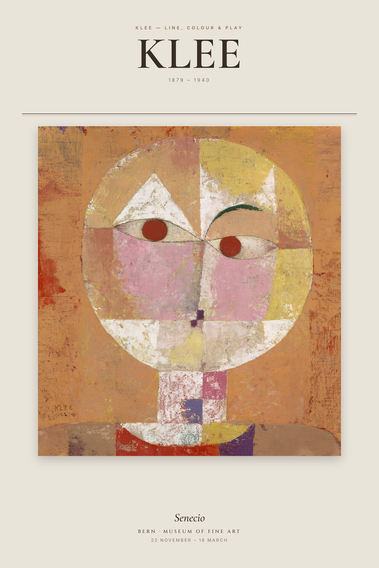 Senecio — Exhibition Poster