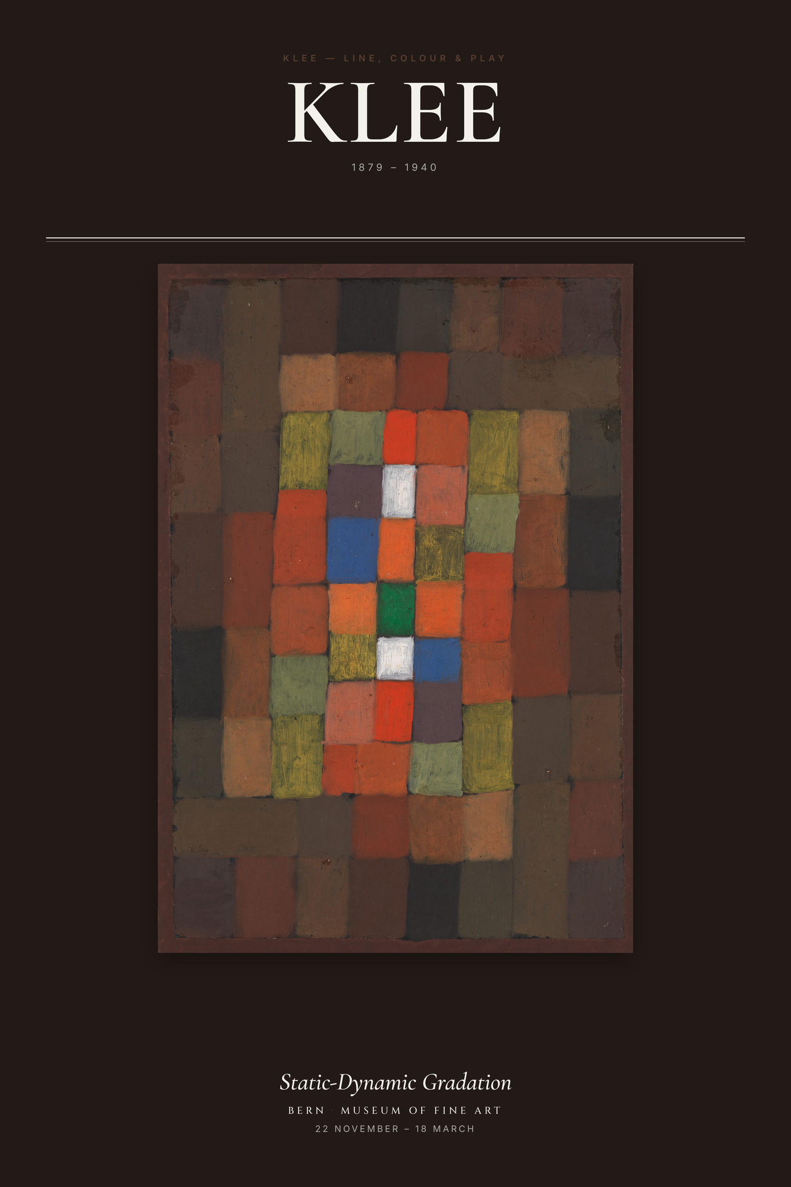 Static-Dynamic Gradation — Exhibition Poster