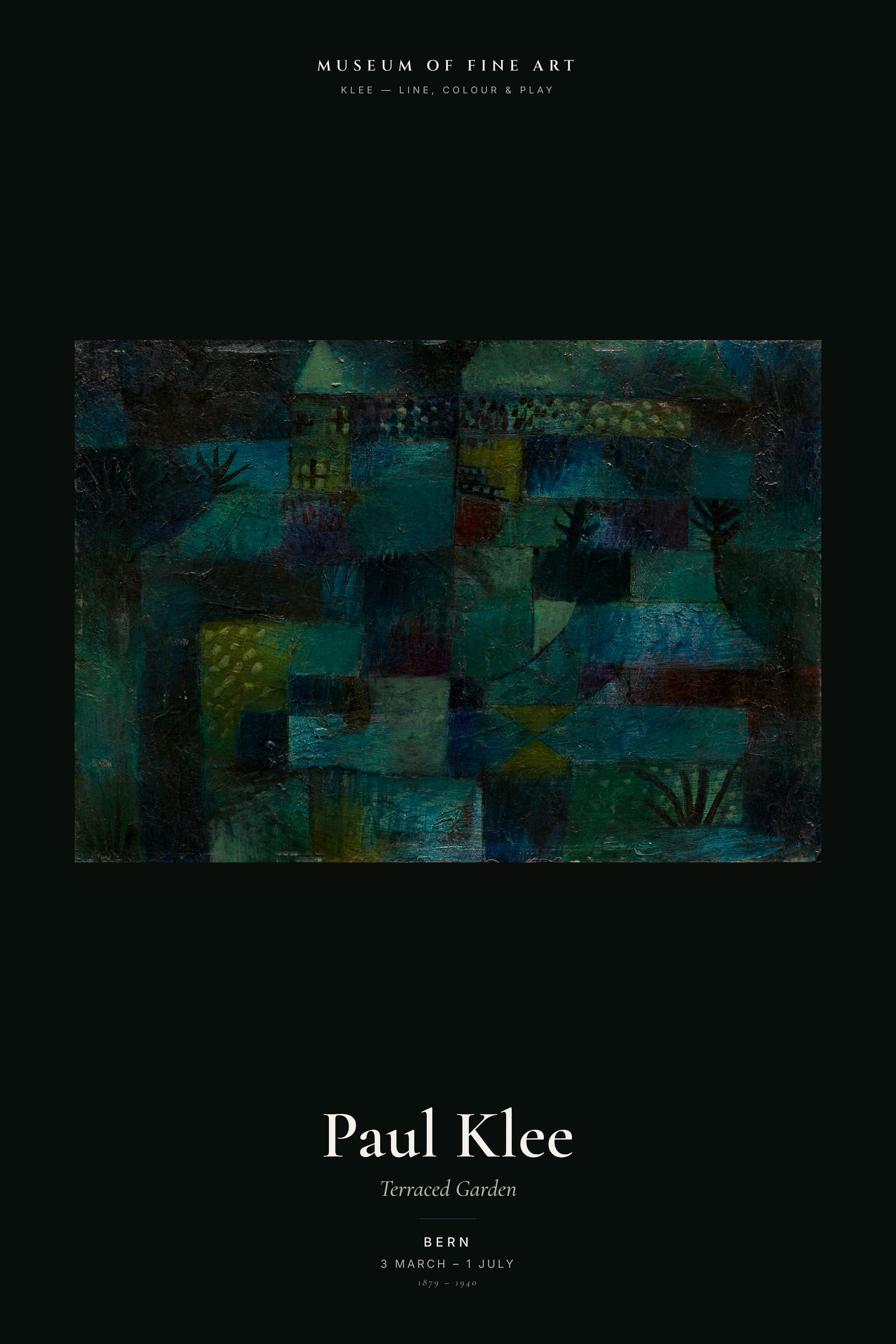 Terraced Garden — Exhibition Poster