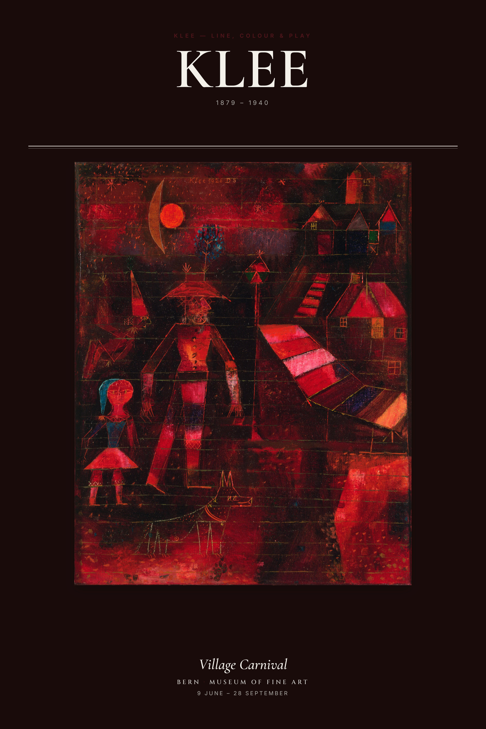 Village Carnival — Exhibition Poster