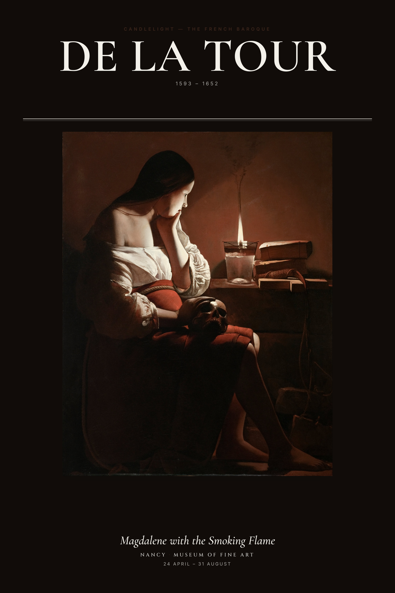 Magdalene with the Smoking Flame — Exhibition Poster