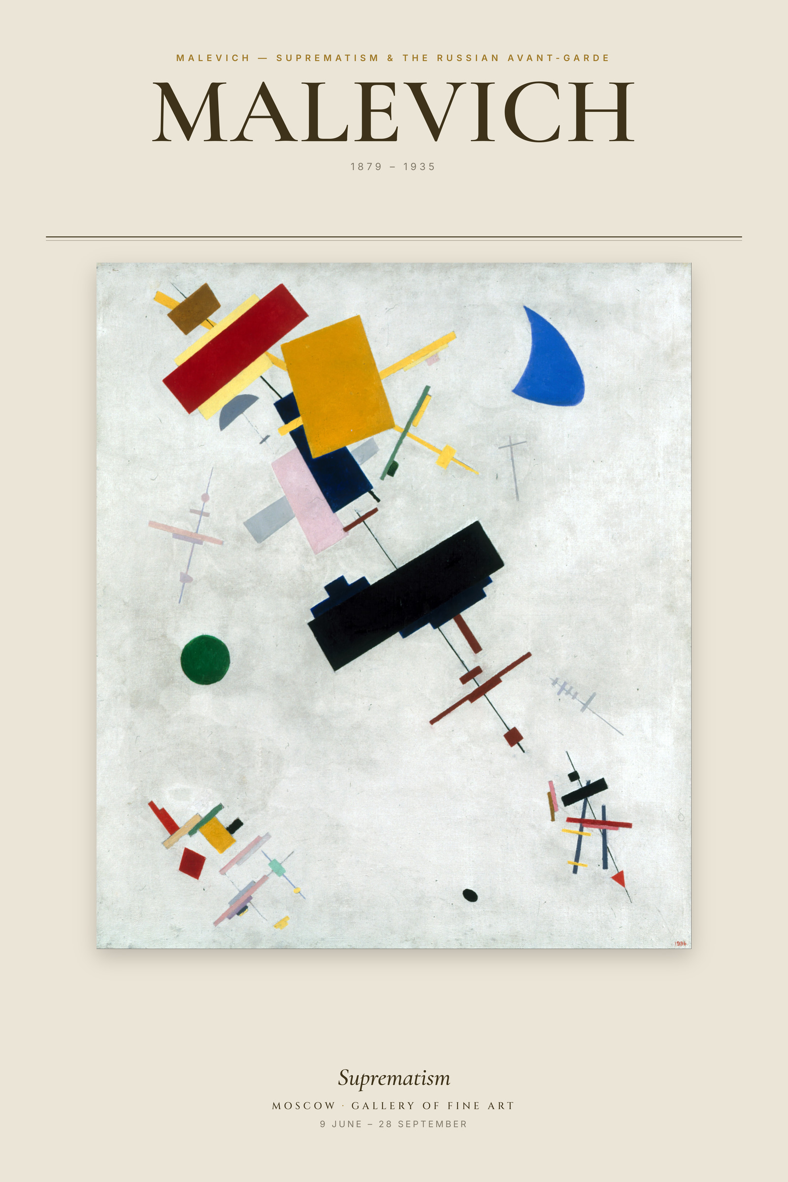 Suprematism — Exhibition Poster