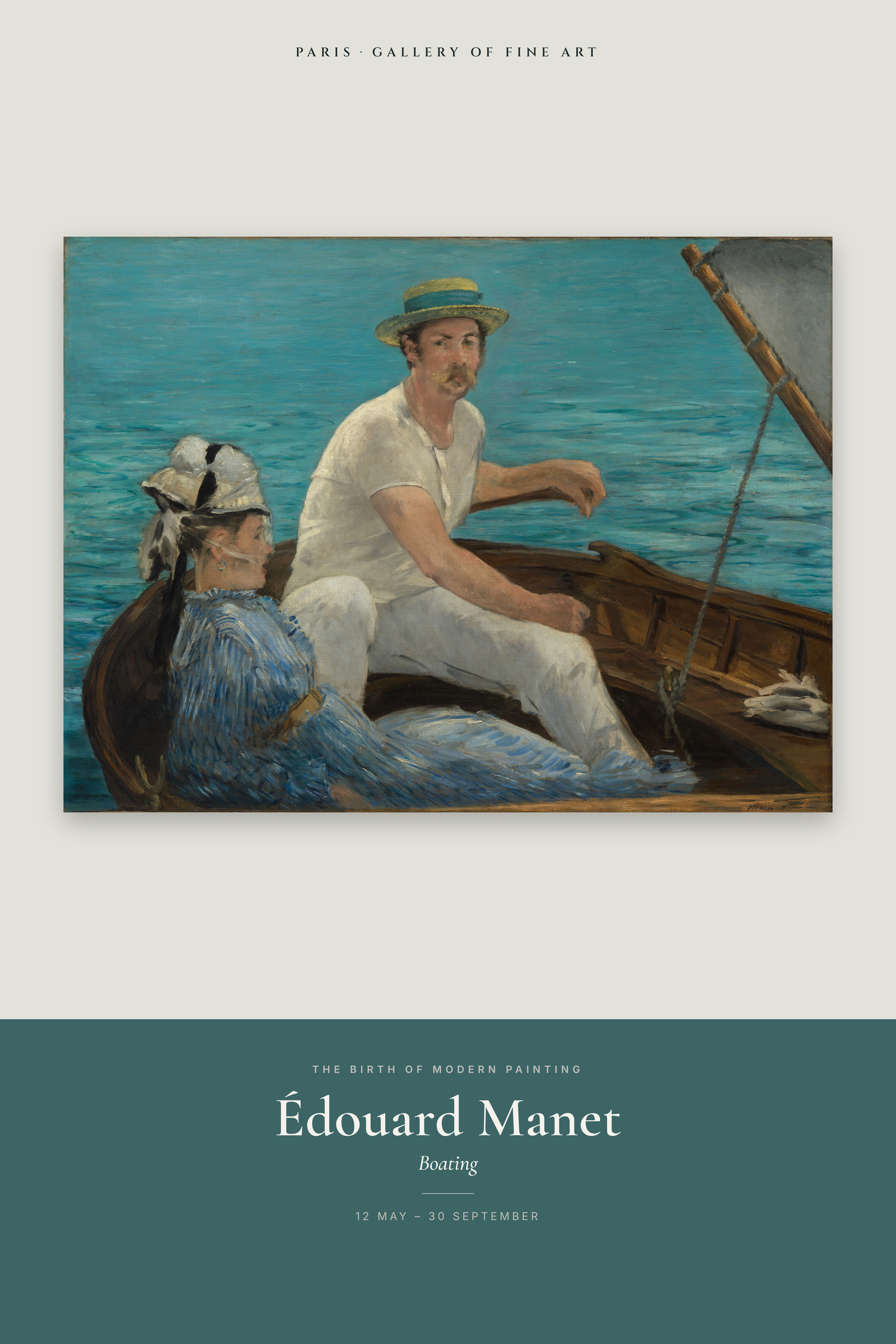Boating — Exhibition Poster