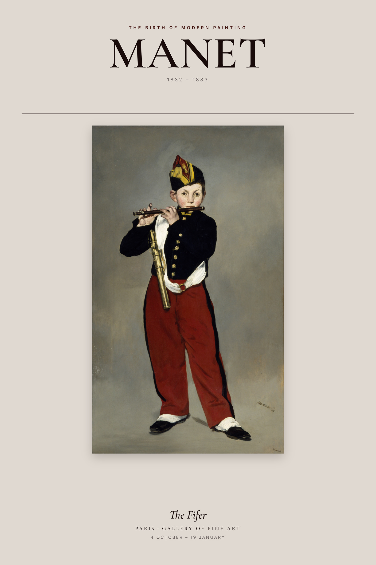 The Fifer — Exhibition Poster
