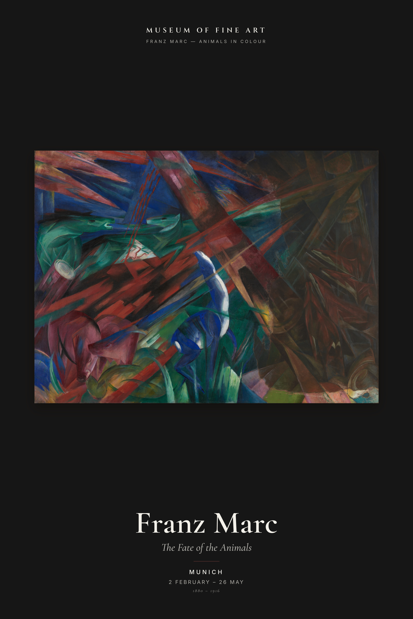 The Fate of the Animals — Exhibition Poster