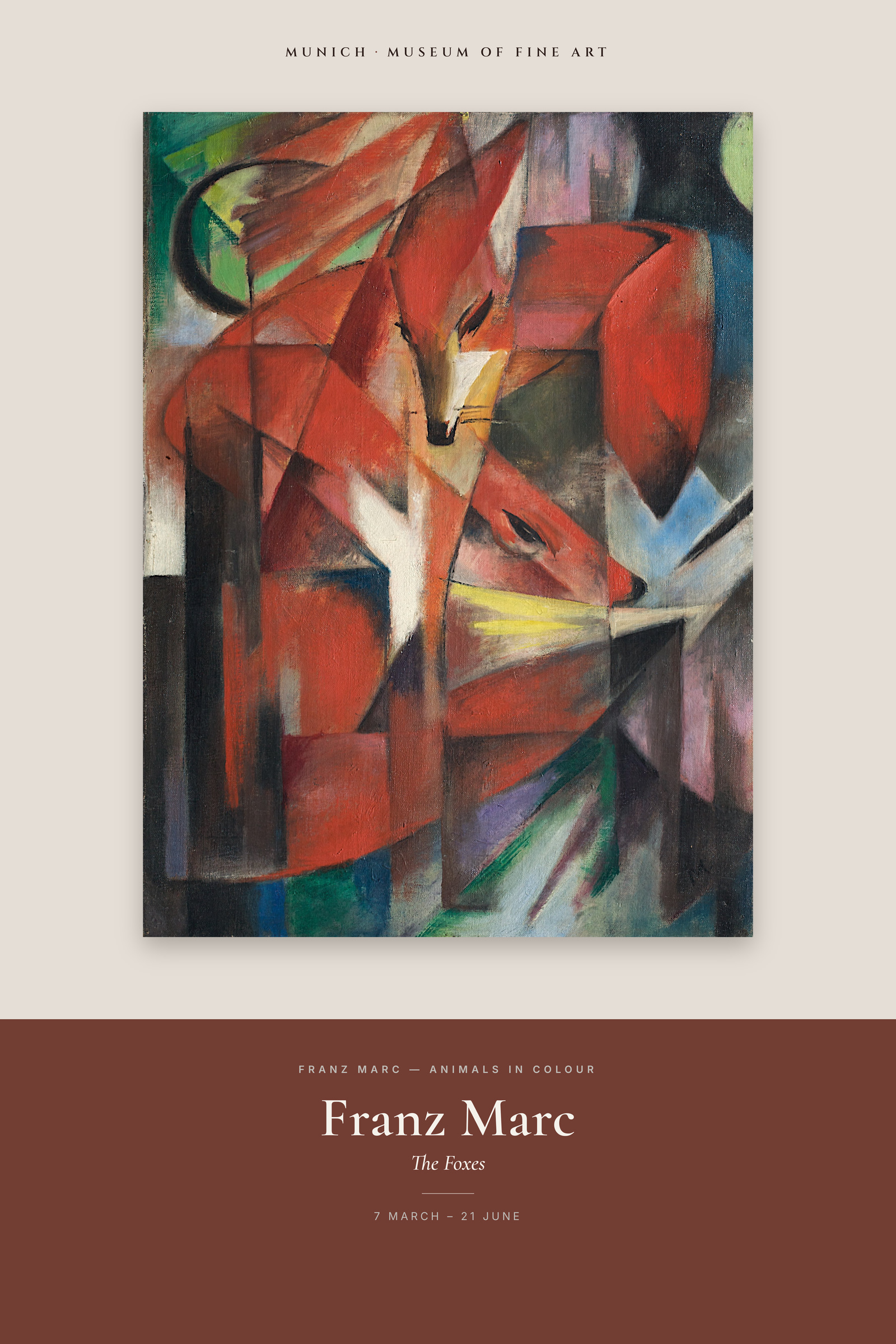 The Foxes — Exhibition Poster