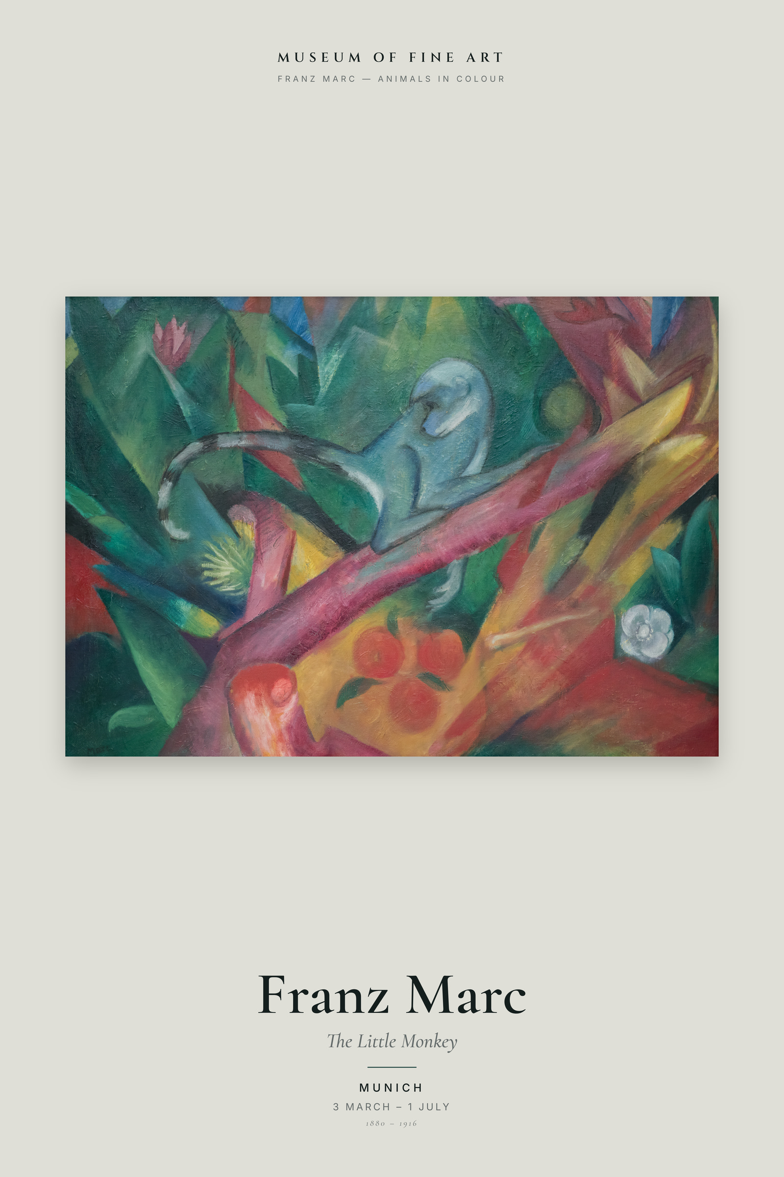 The Little Monkey — Exhibition Poster