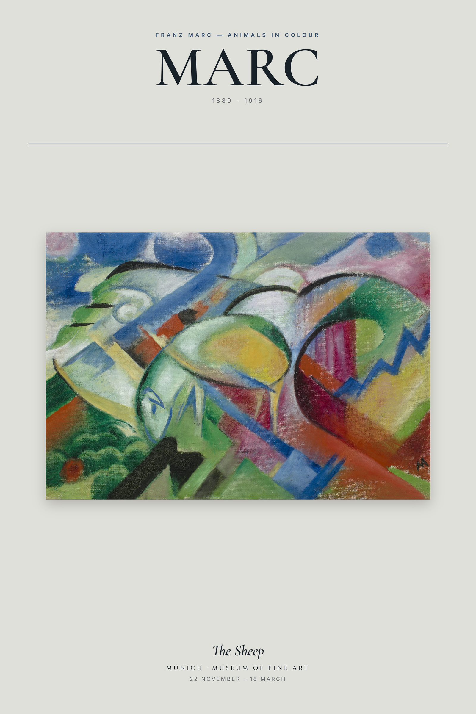 The Sheep — Exhibition Poster