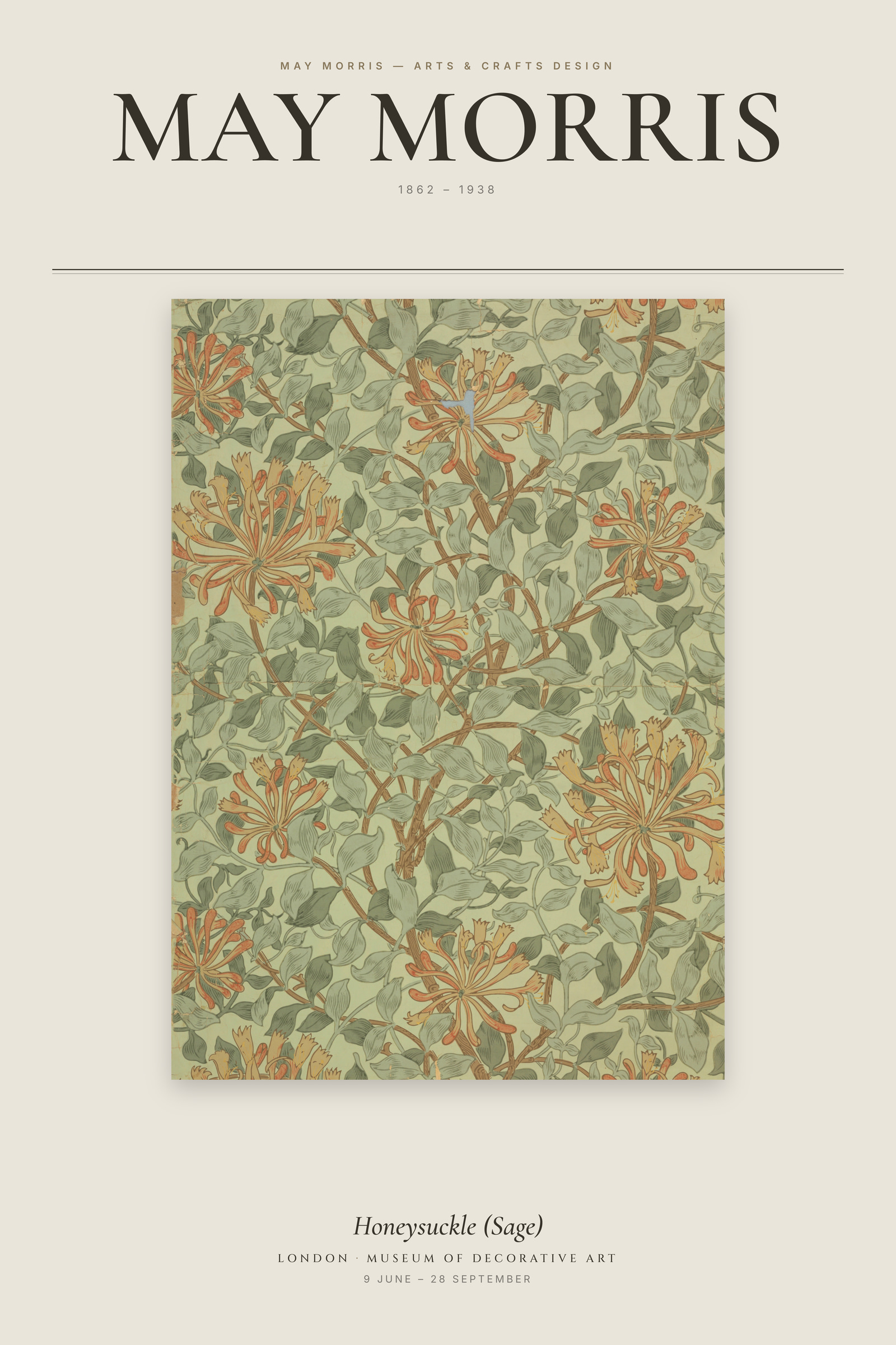 Honeysuckle (Sage) — Exhibition Poster