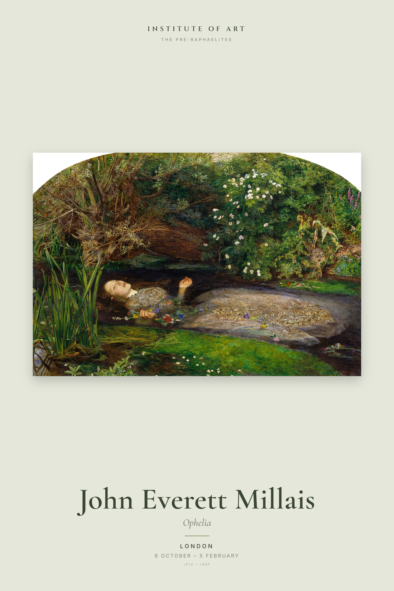 Ophelia — Exhibition Poster