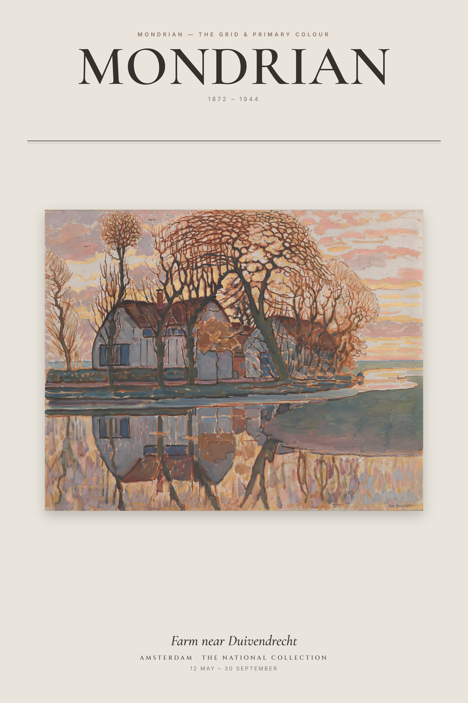 Farm near Duivendrecht — Exhibition Poster