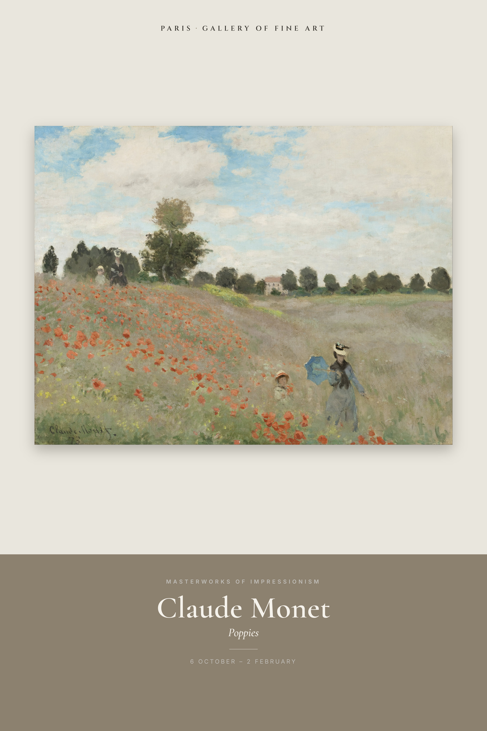 Poppies — Exhibition Poster
