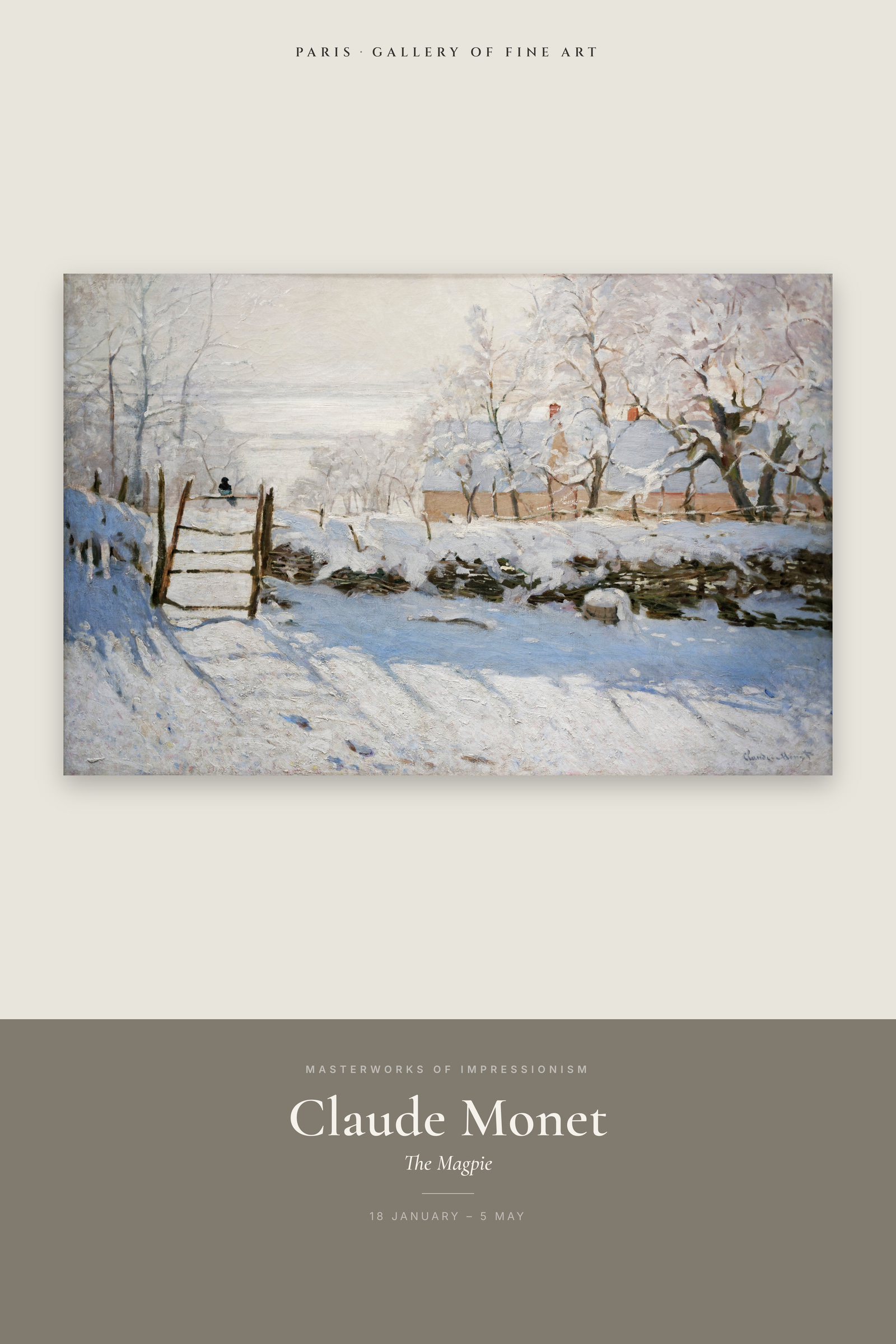 The Magpie — Exhibition Poster