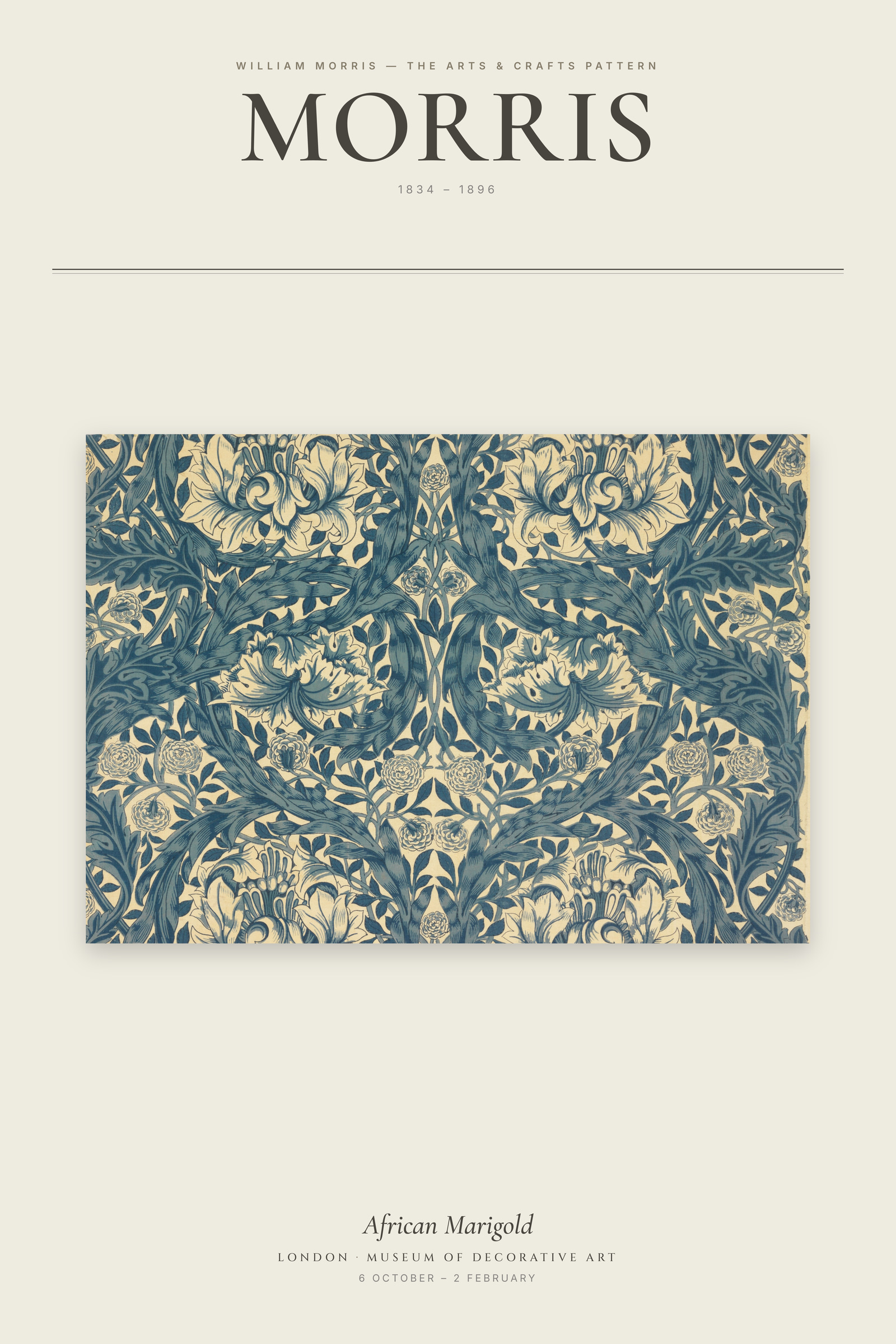 African Marigold — Exhibition Poster