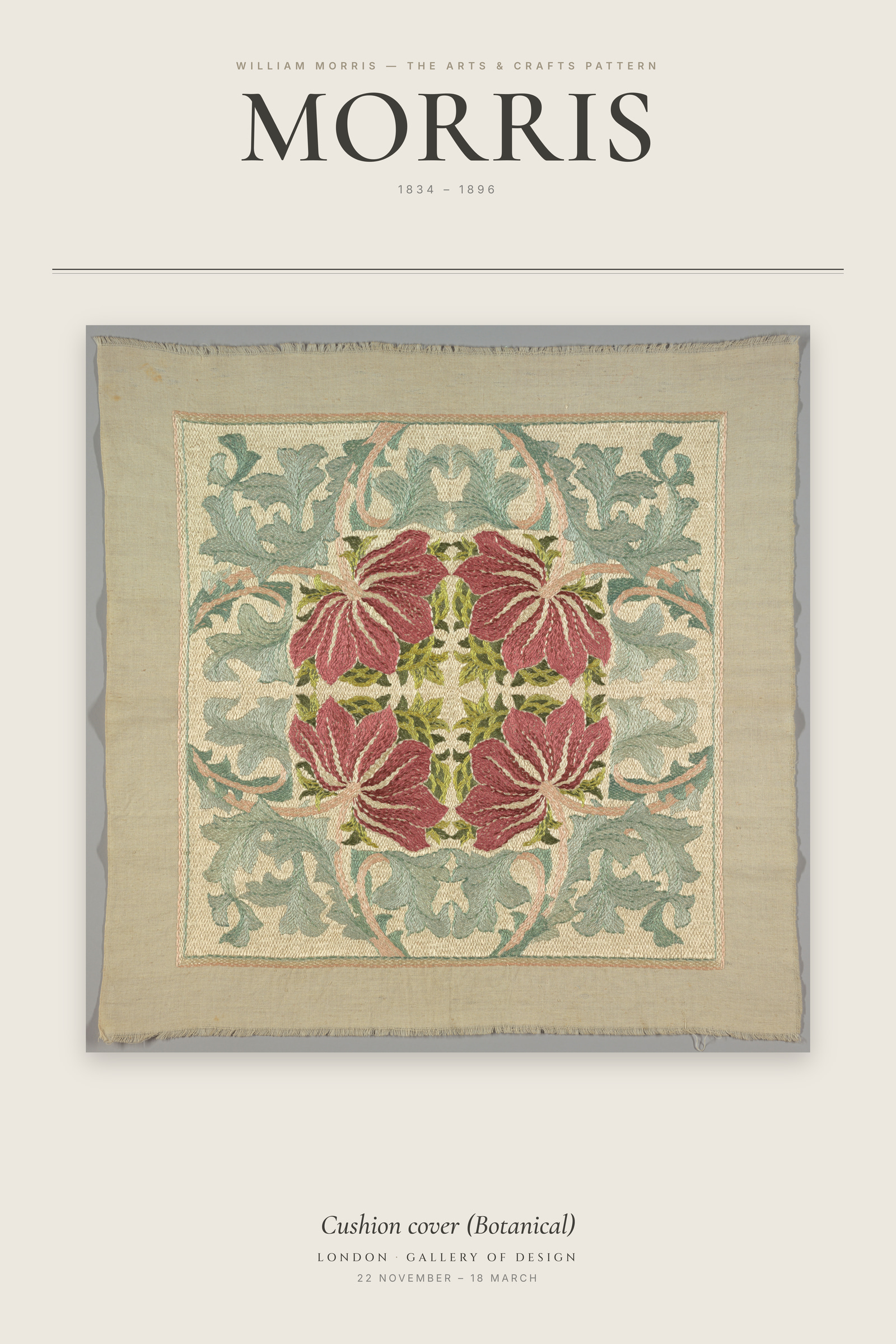 Cushion cover (Botanical) — Exhibition Poster