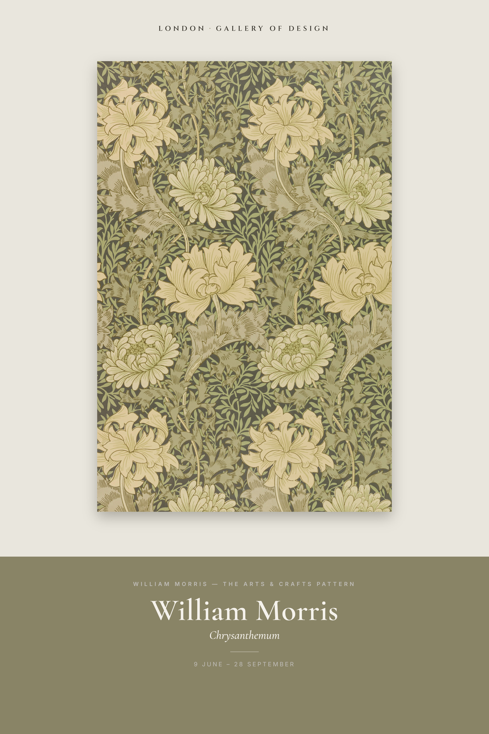 Chrysanthemum — Exhibition Poster