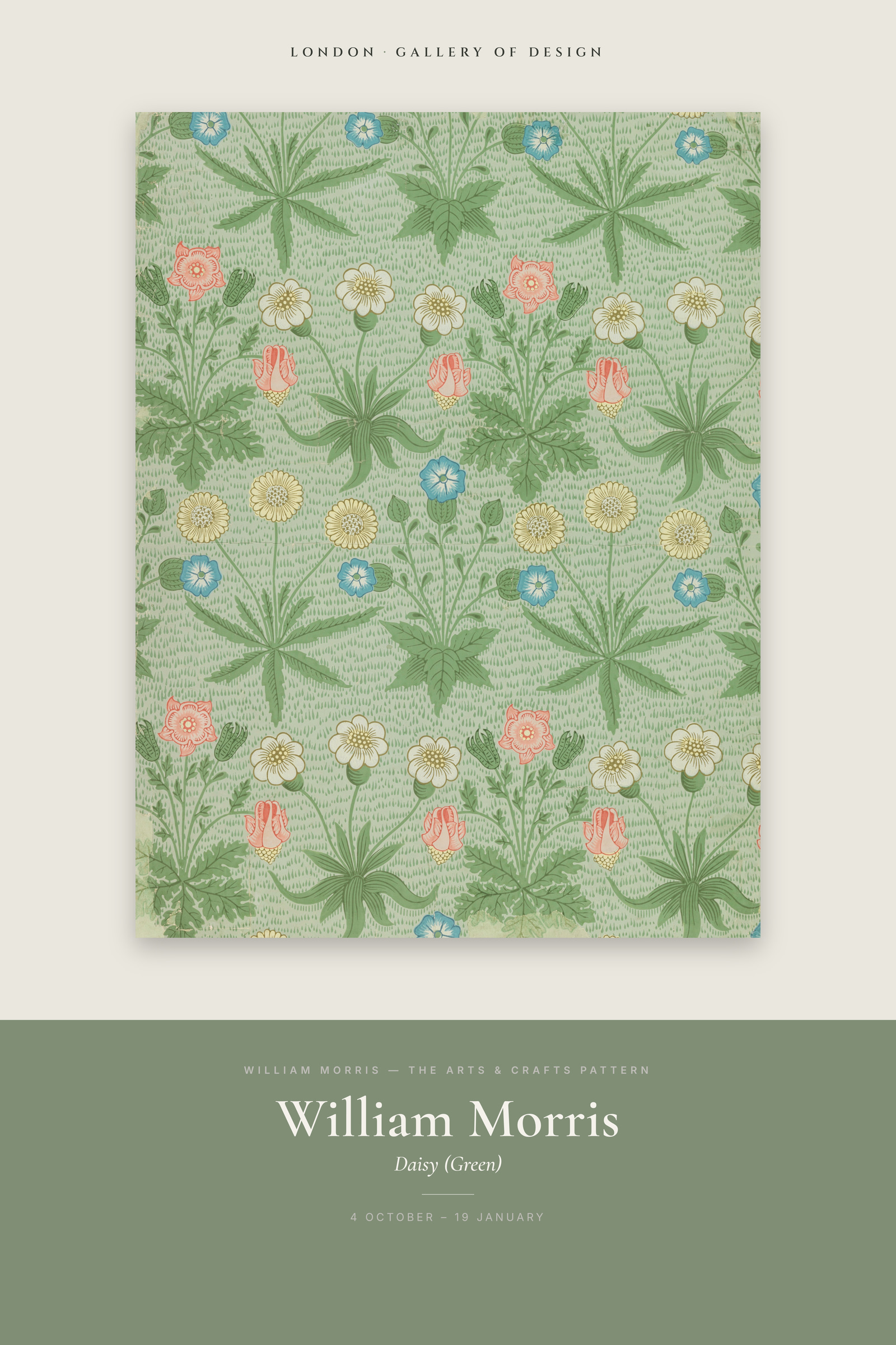 Daisy (Green) — Exhibition Poster