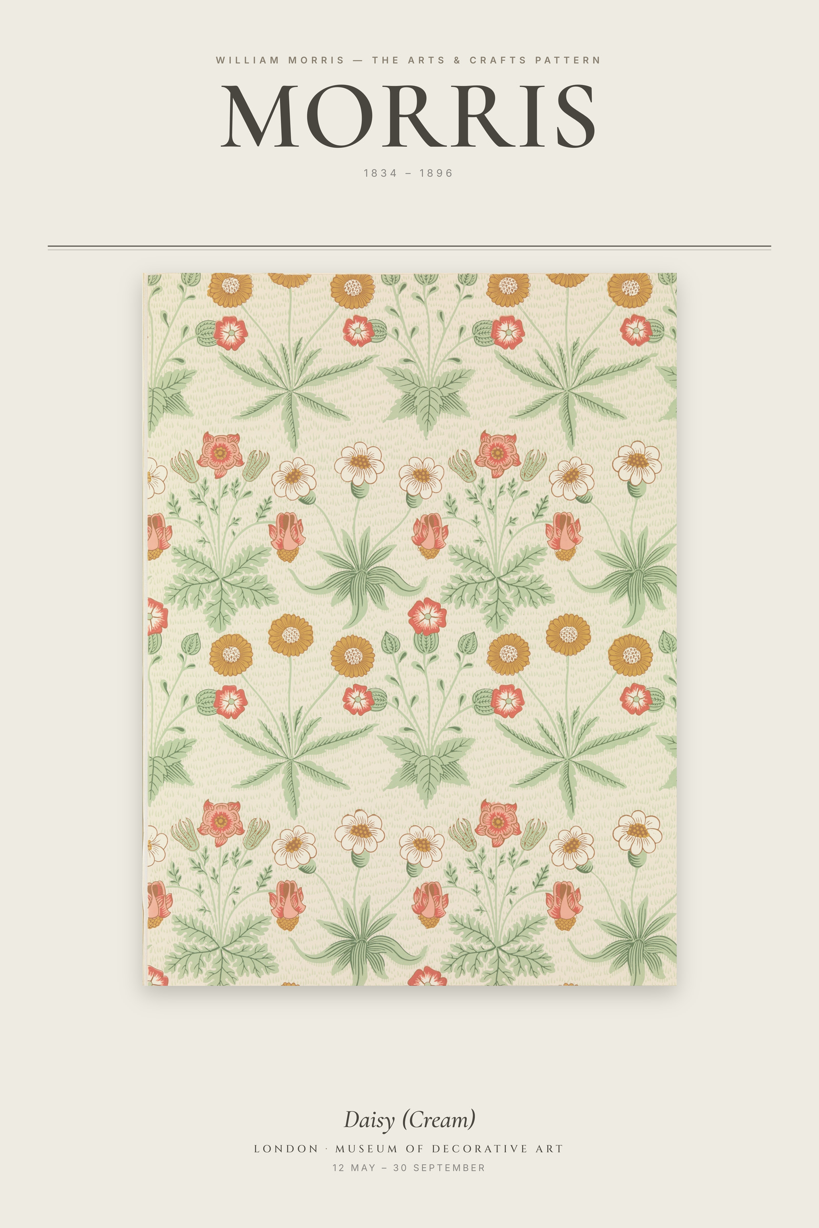 Daisy (Cream) — Exhibition Poster