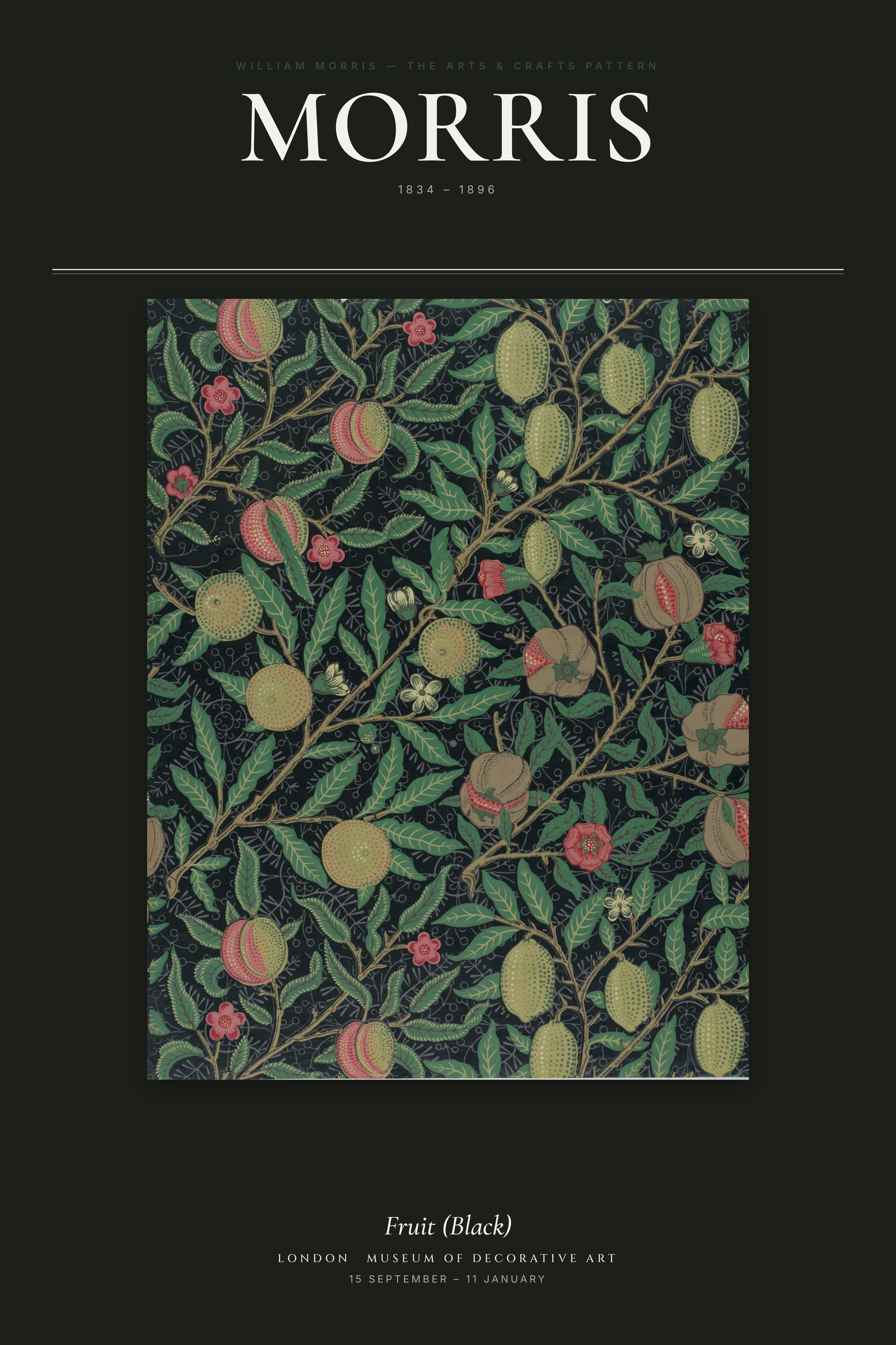Fruit (Black) — Exhibition Poster