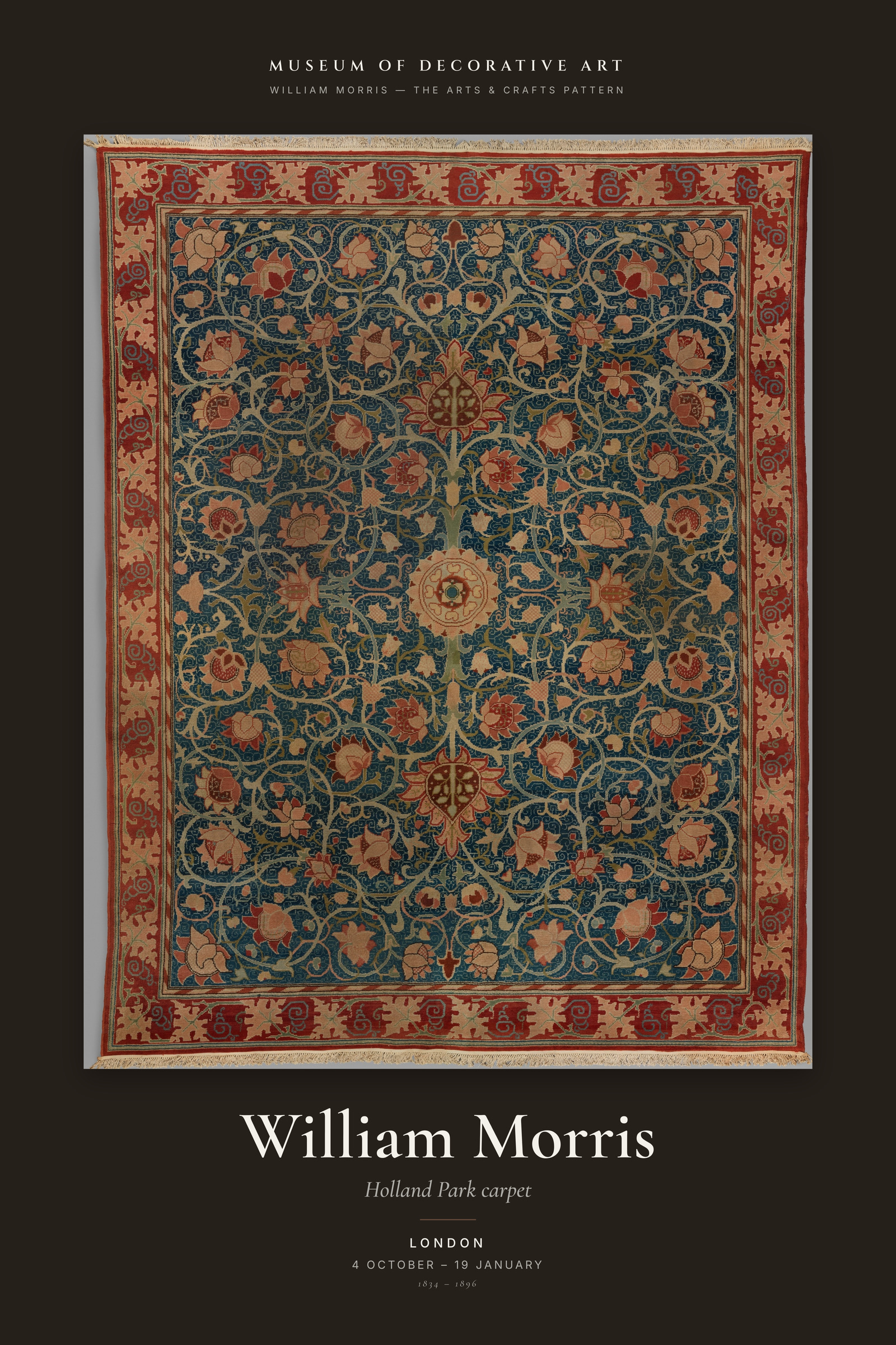 Holland Park carpet — Exhibition Poster