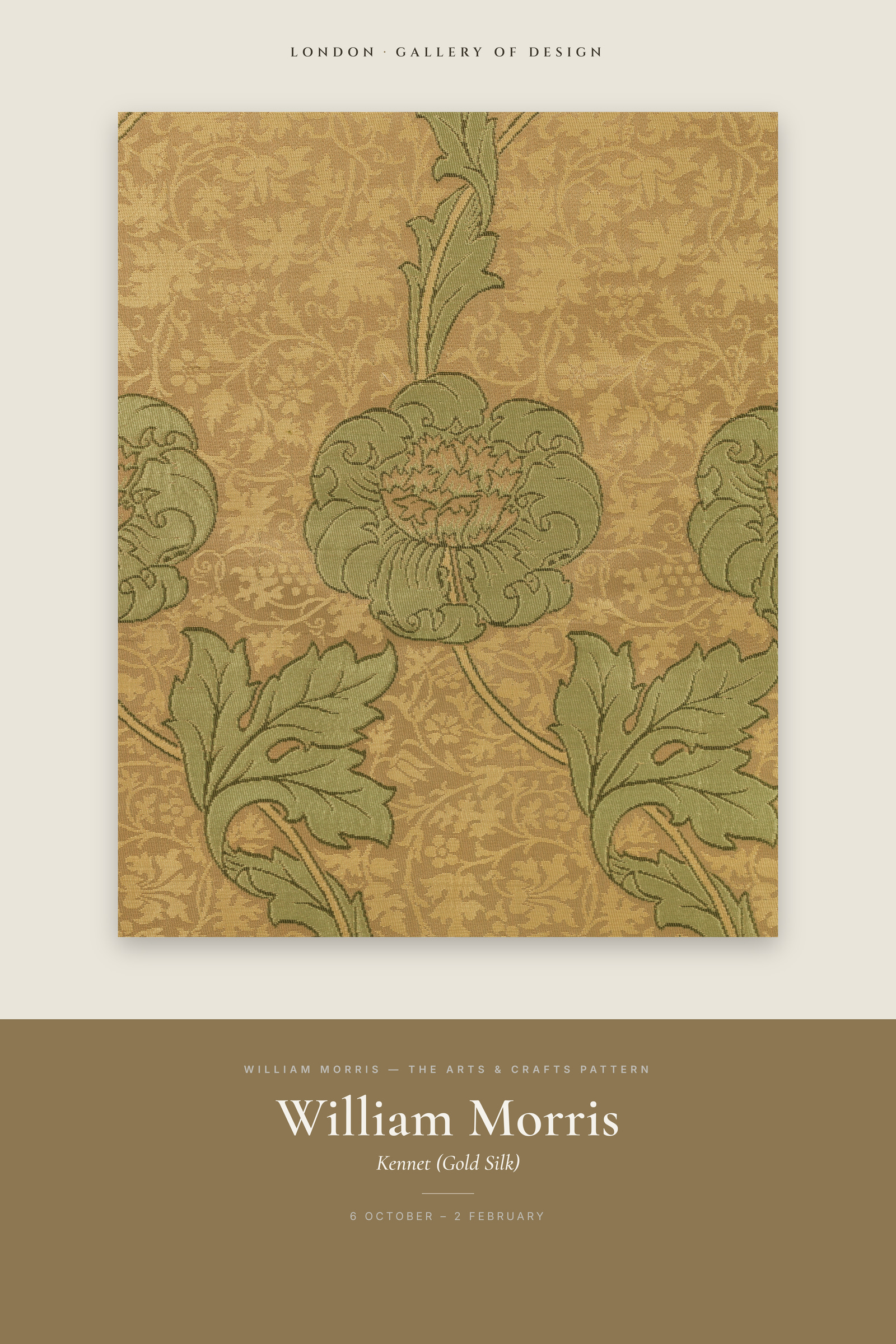 Kennet (Gold Silk) — Exhibition Poster