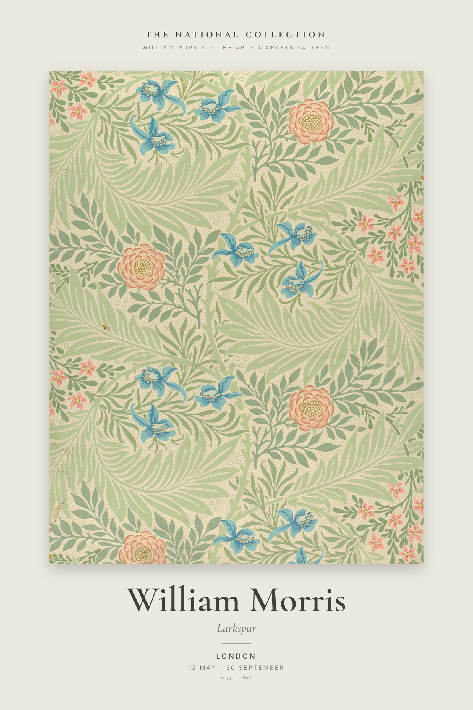 Larkspur — Exhibition Poster