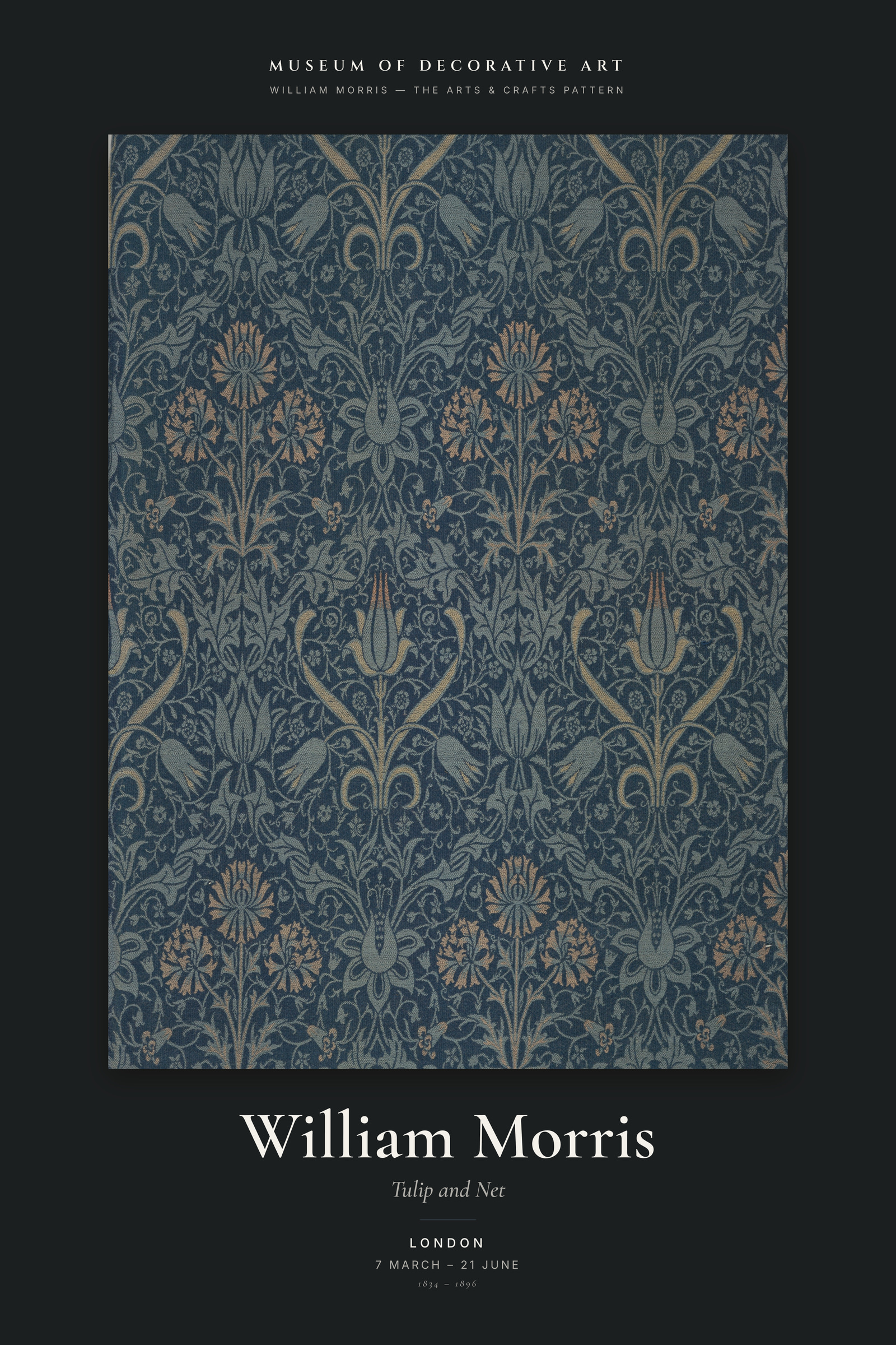 Tulip and Net — Exhibition Poster