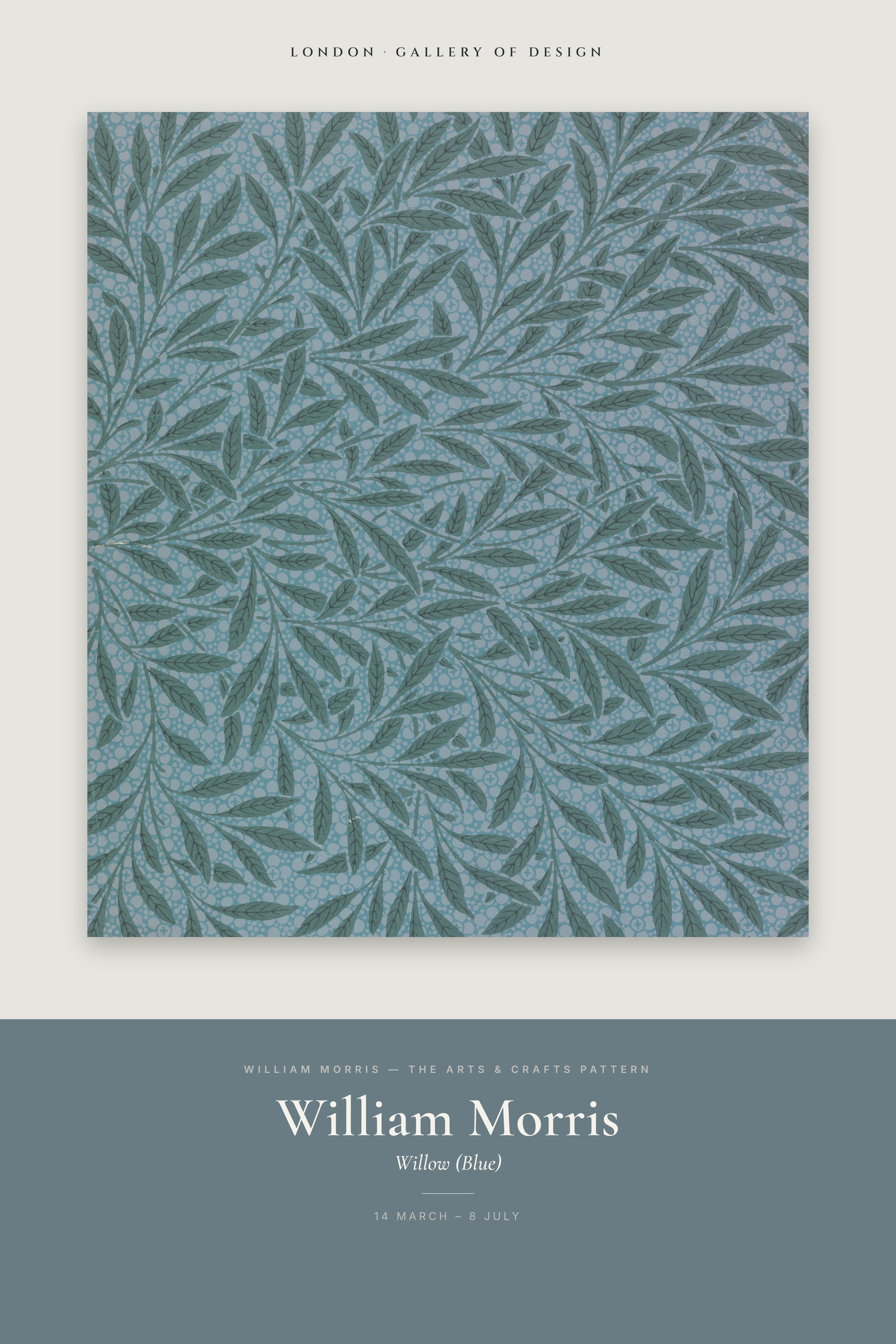 Willow (Blue) — Exhibition Poster