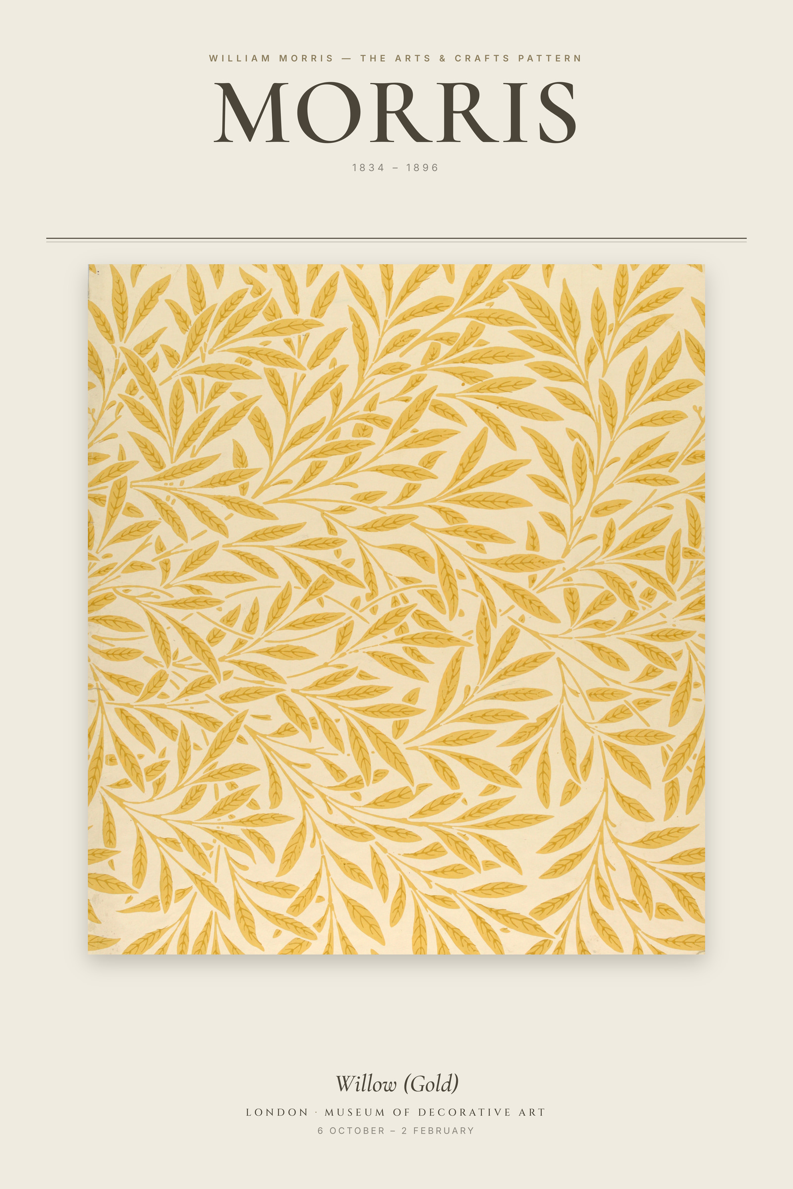Willow (Gold) — Exhibition Poster
