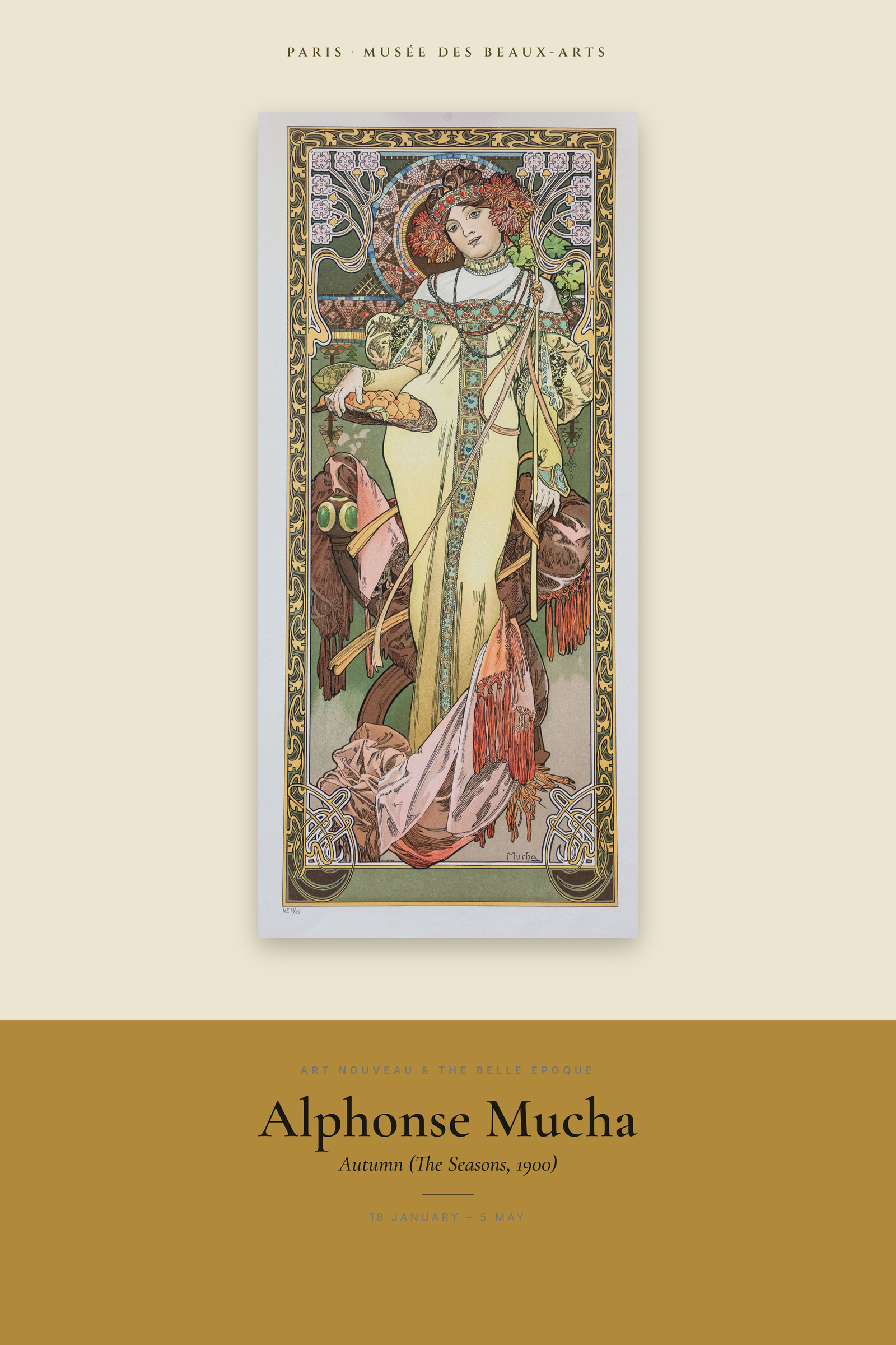 Autumn (The Seasons, 1900) — Exhibition Poster